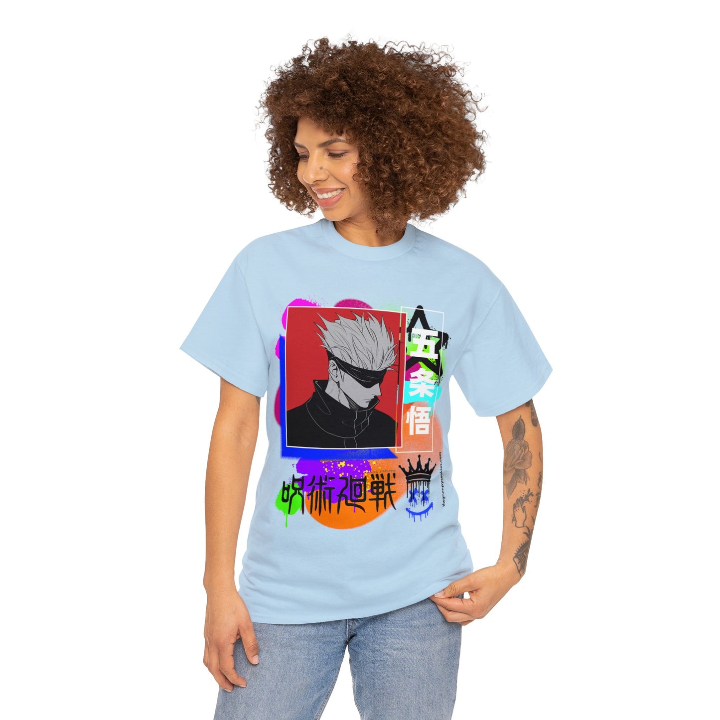 Jujutsu Kaisen - Emo Gojo Unisex Heavy Cotton Tee