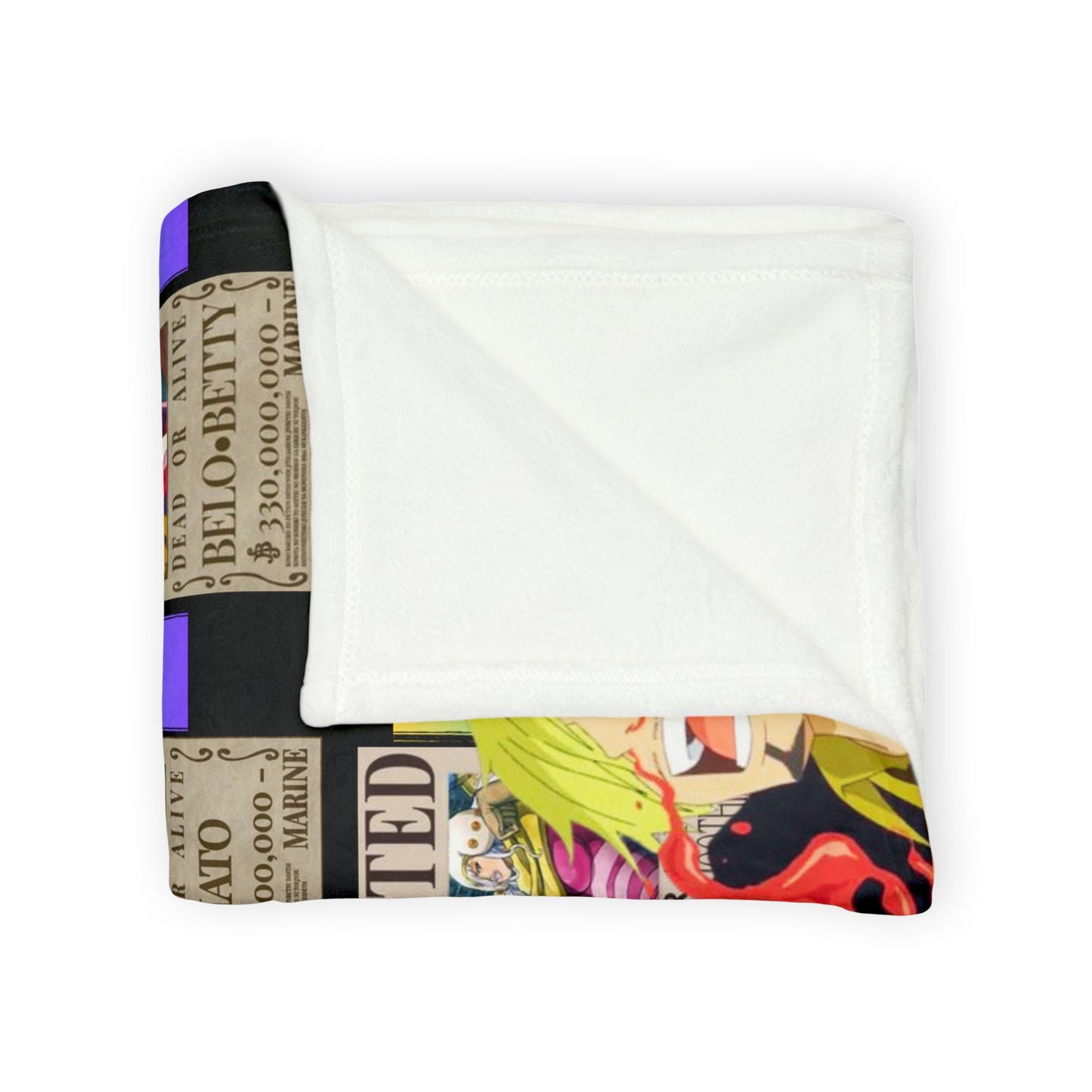 One Piece - Sanji In Love Polyester Blanket