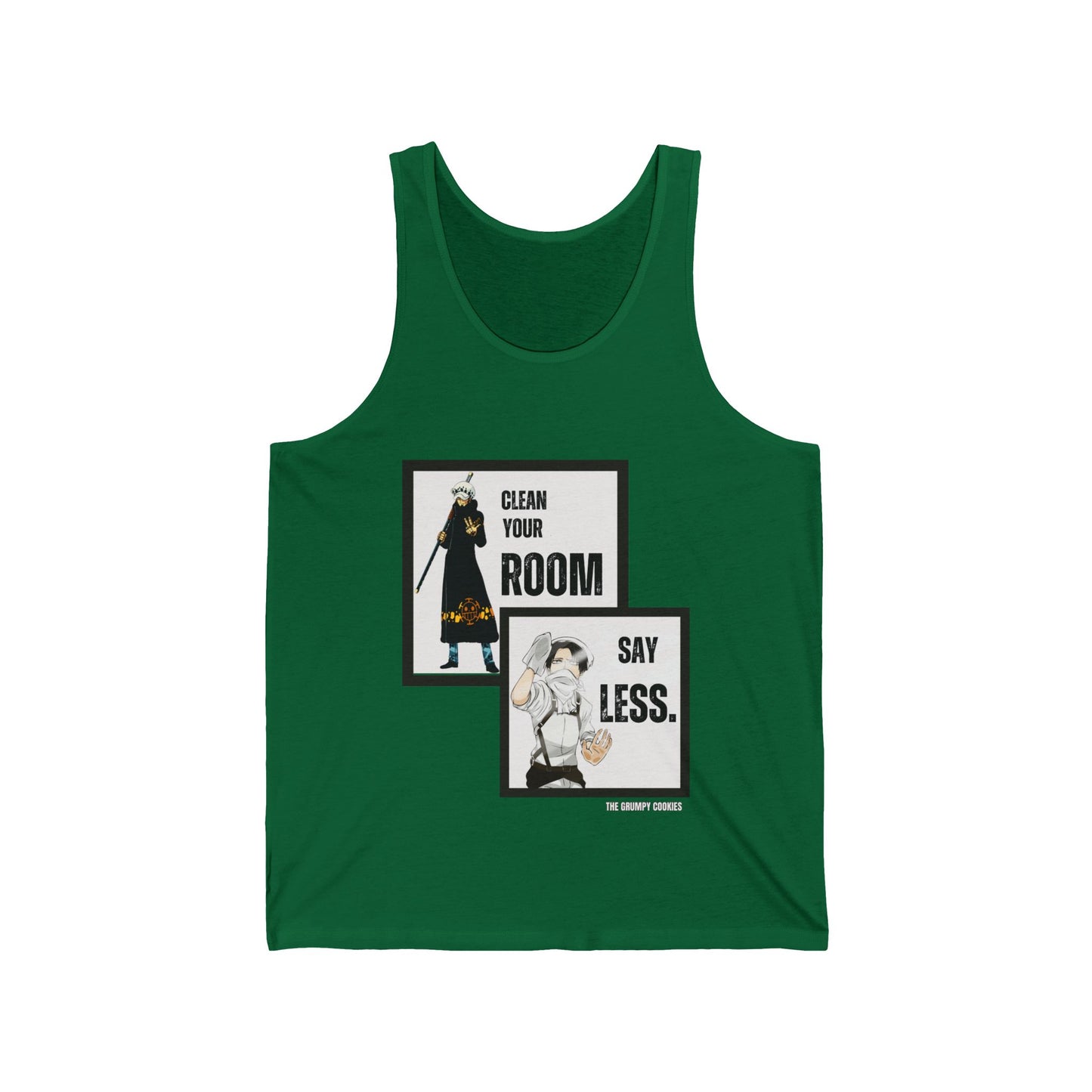 One Piece - Say Less Levi x Law Crossover Men's Jersey Tank