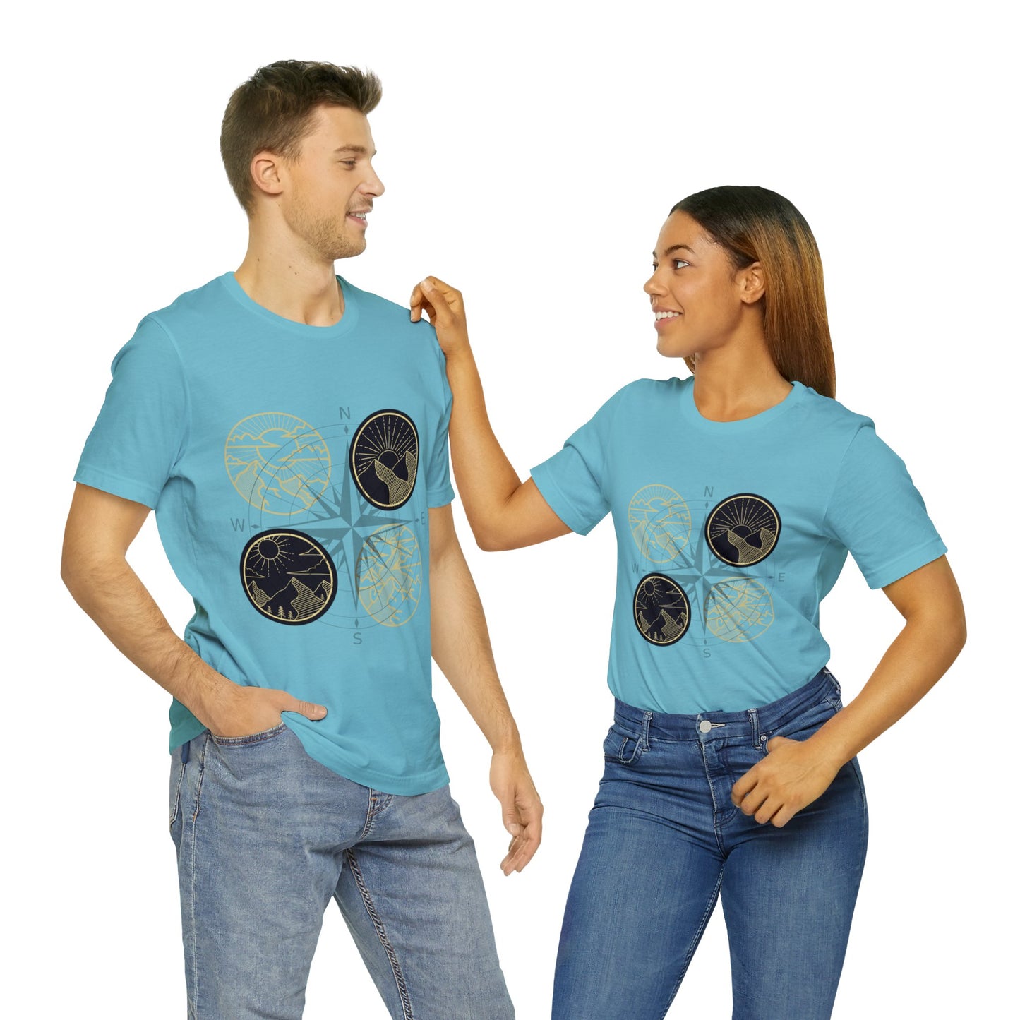 The Grumpy Cookies - Compass Short Sleeve Tee