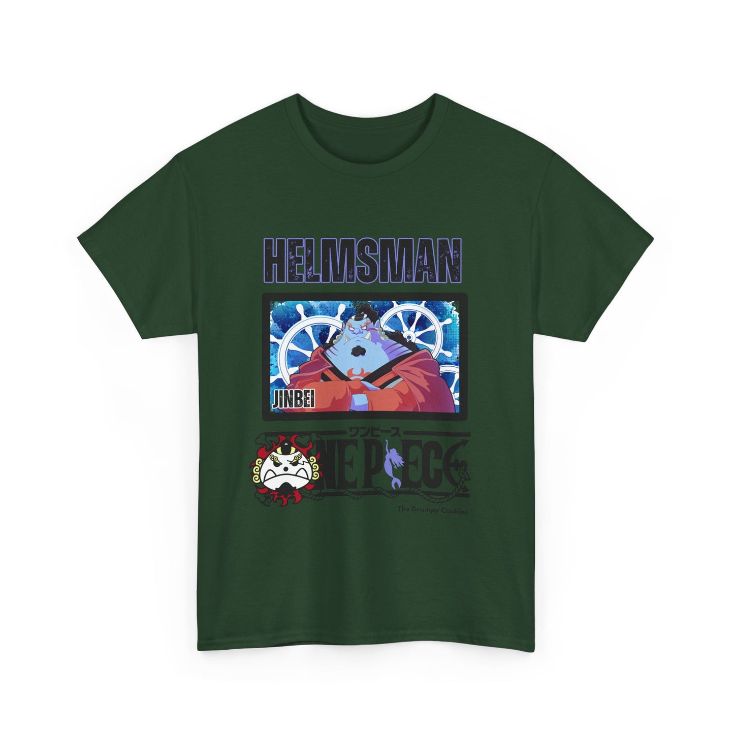 One Piece - Helmsman Jimbei Unisex Heavy Cotton Tee