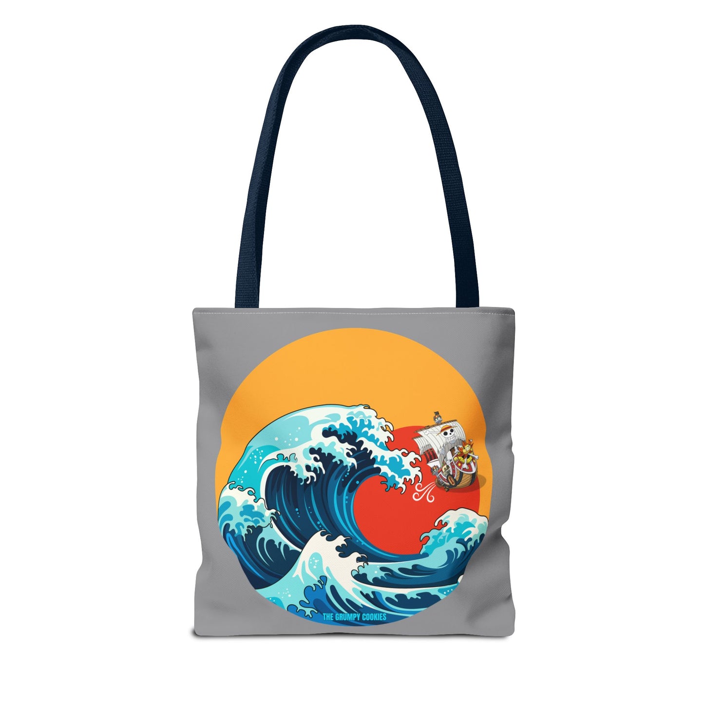 One Piece - Riding the Wave Grey Tote Bag