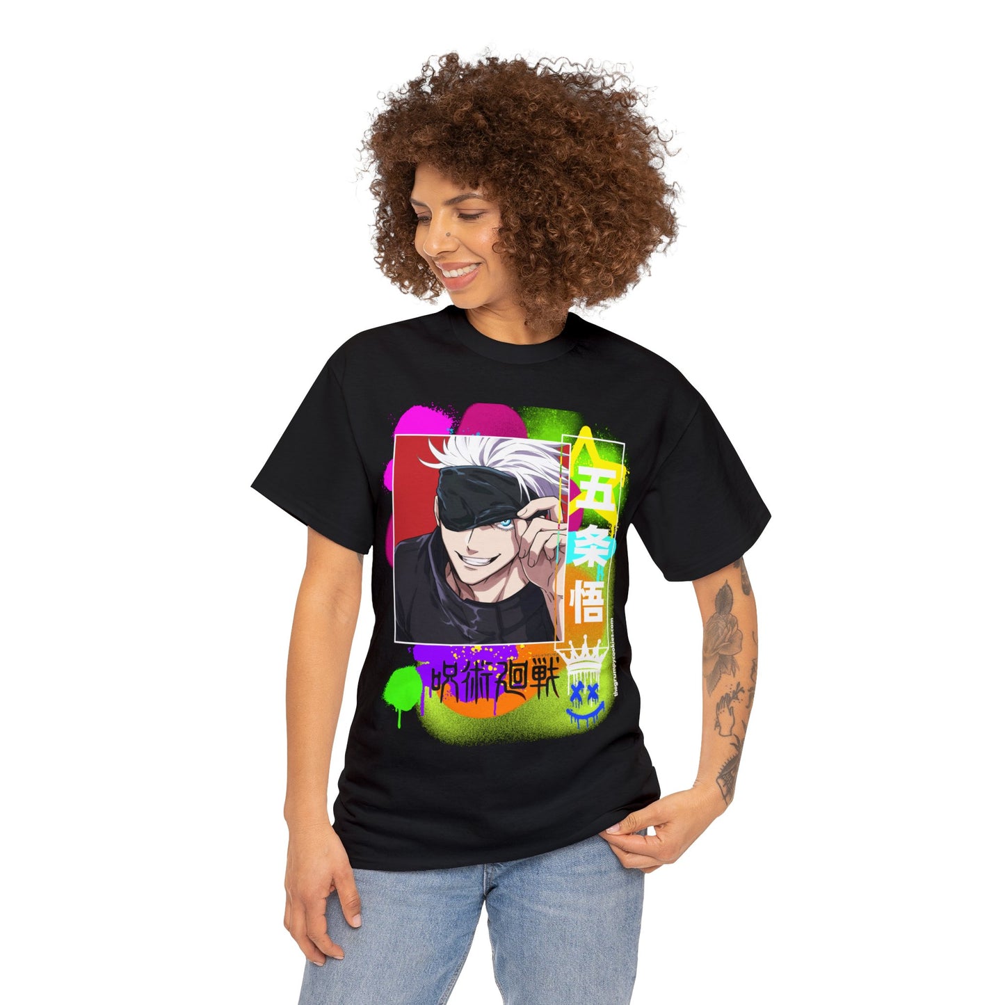 Jujutsu Kaisen - Peekaboo Gojo Unisex Heavy Cotton Tee
