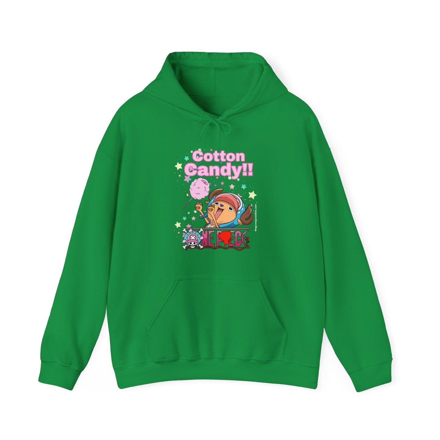 One Piece - Chopper loves Cotton Candy Unisex Heavy Blend™ Hooded Sweatshirt