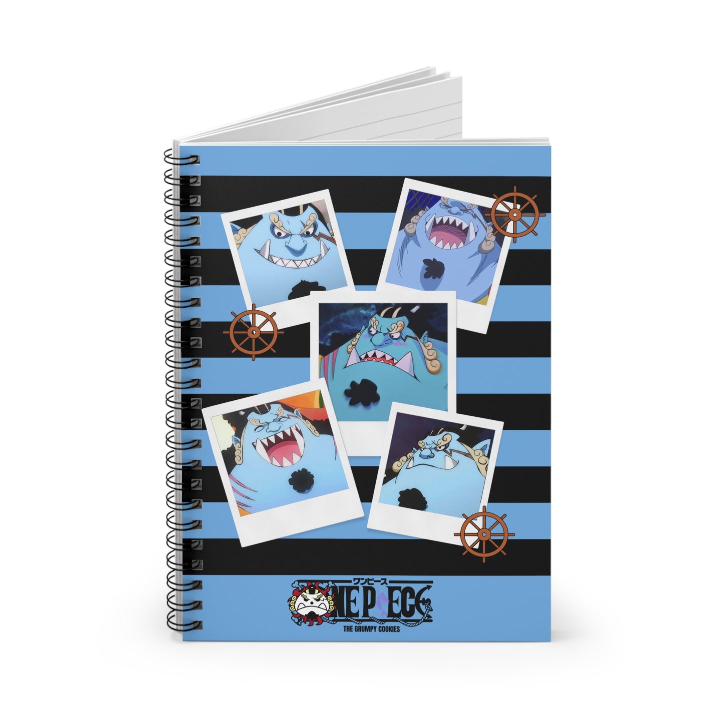 One Piece - The Many Faces of Jimbei Ruled Notebook