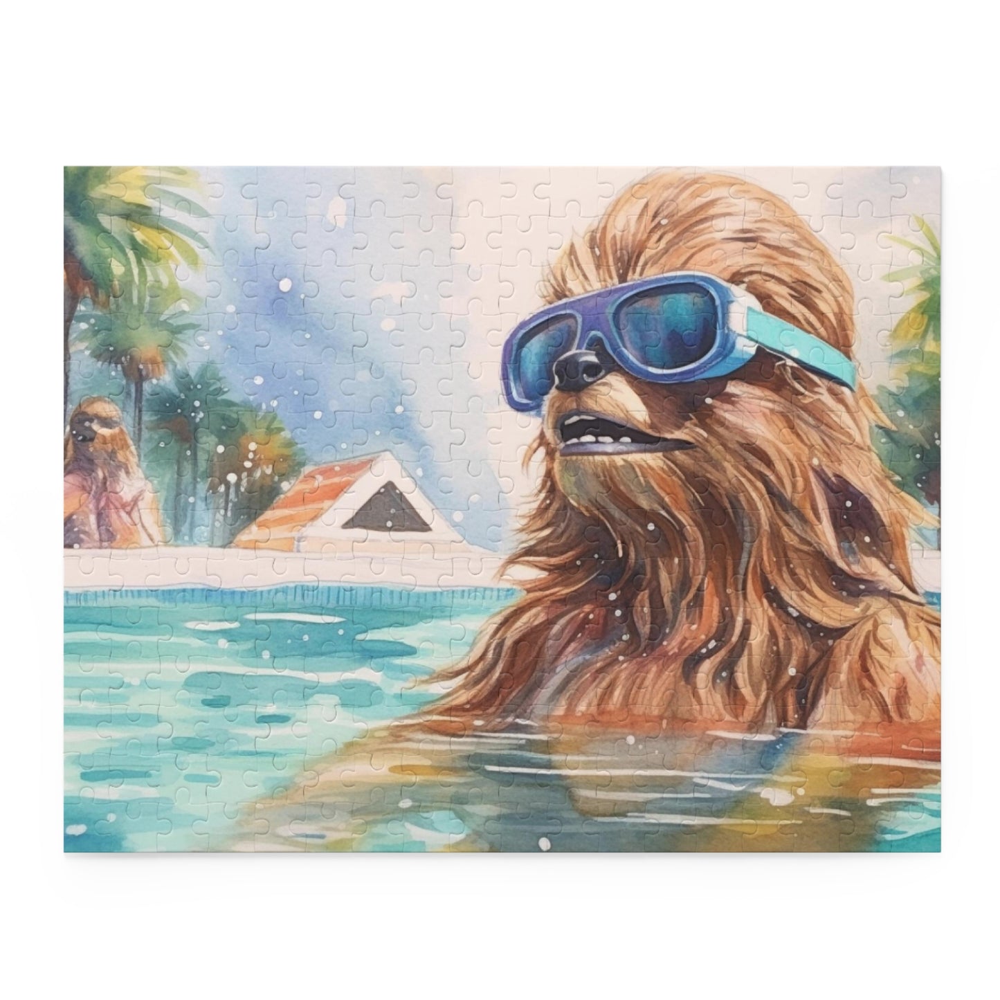 Star Wars - Chewbacca at the Pool Party Puzzle (120, 252, 500-Piece)