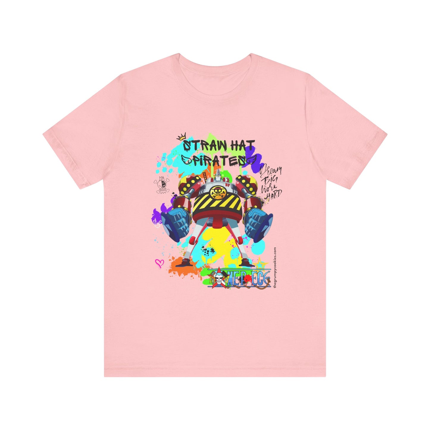One Piece - Graffiti General Franky Unisex Jersey Short Sleeve Tee
