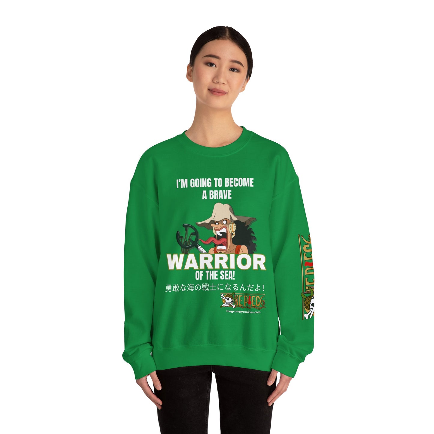 One Piece - Brave-ish Warrior of the Sea Unisex Heavy Blend™ Crewneck Sweatshirt