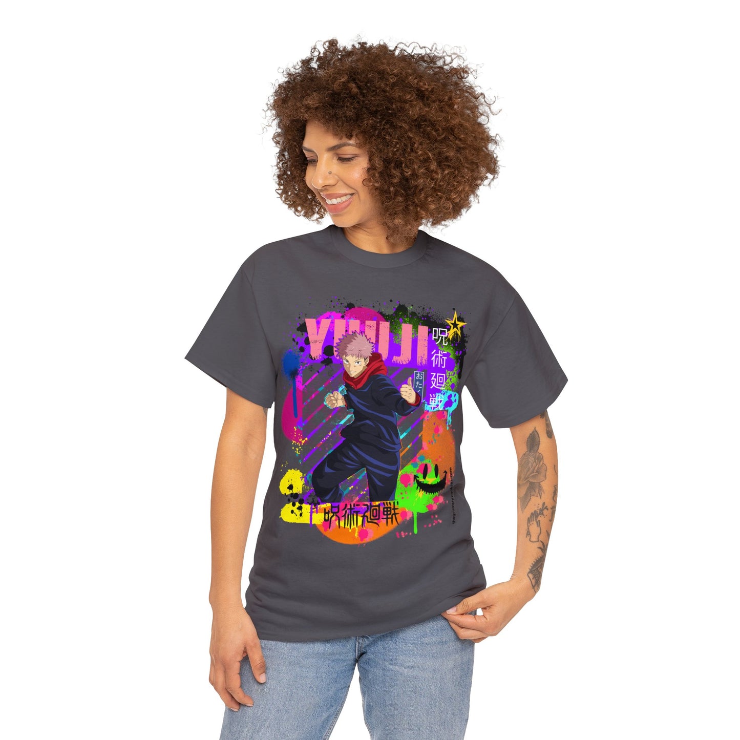 Jujutsu Kaisen - Yuji Says Bring It Unisex Heavy Cotton Tee