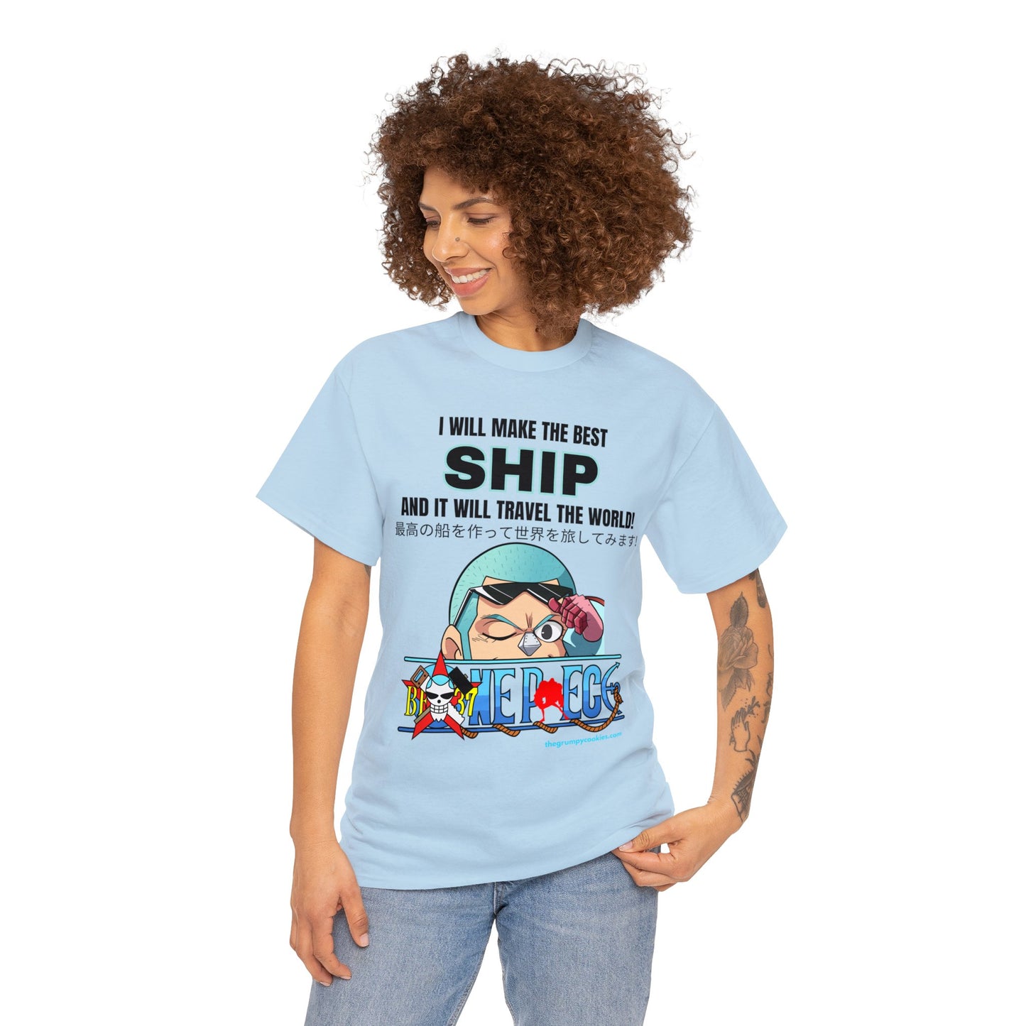 One Piece - World's Greatest Shipwright Unisex Heavy Cotton Tee