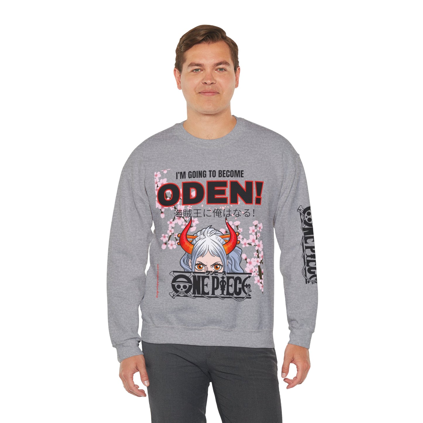 One Piece - I Will Be Oden Unisex Heavy Blend™ Crewneck Sweatshirt