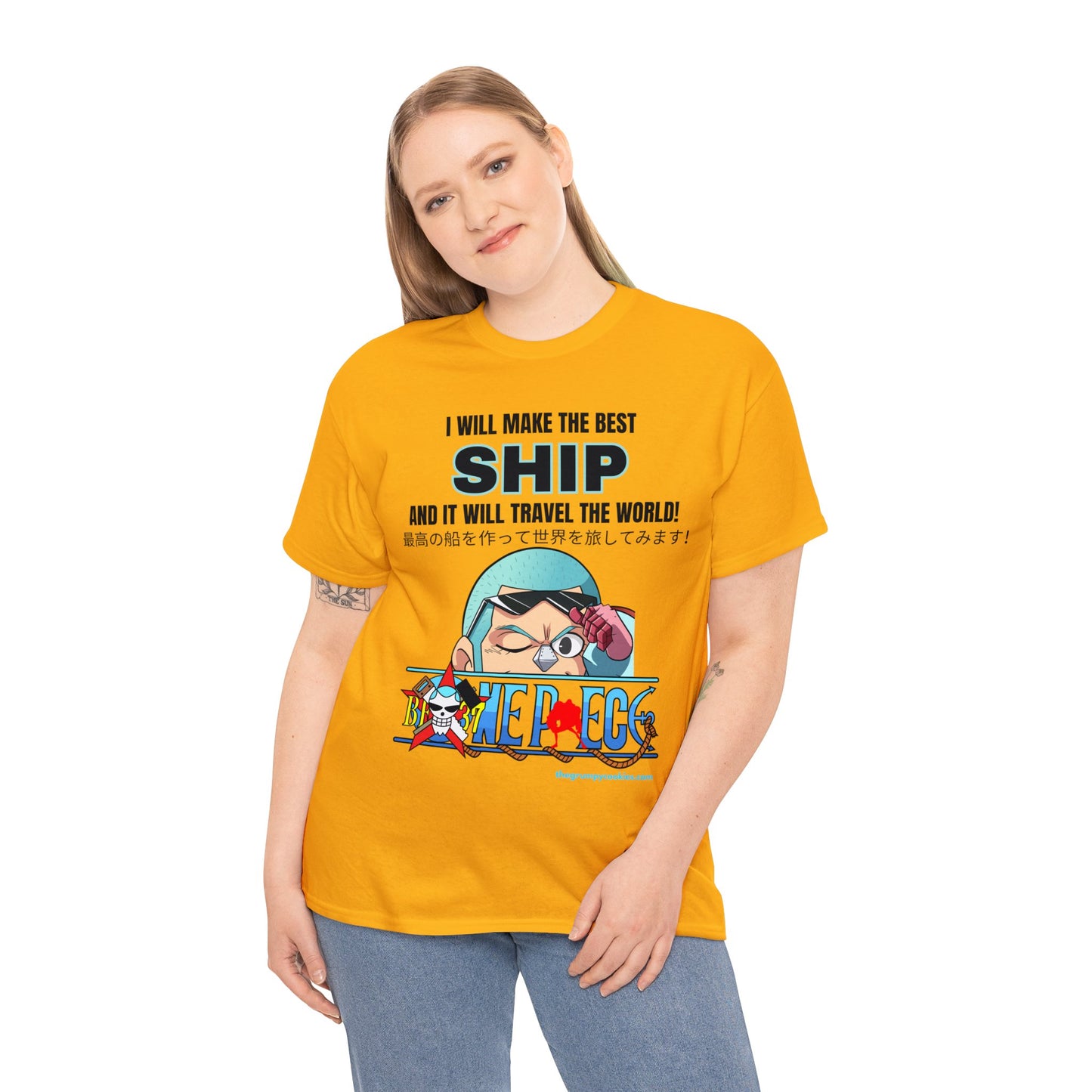 One Piece - World's Greatest Shipwright Unisex Heavy Cotton Tee