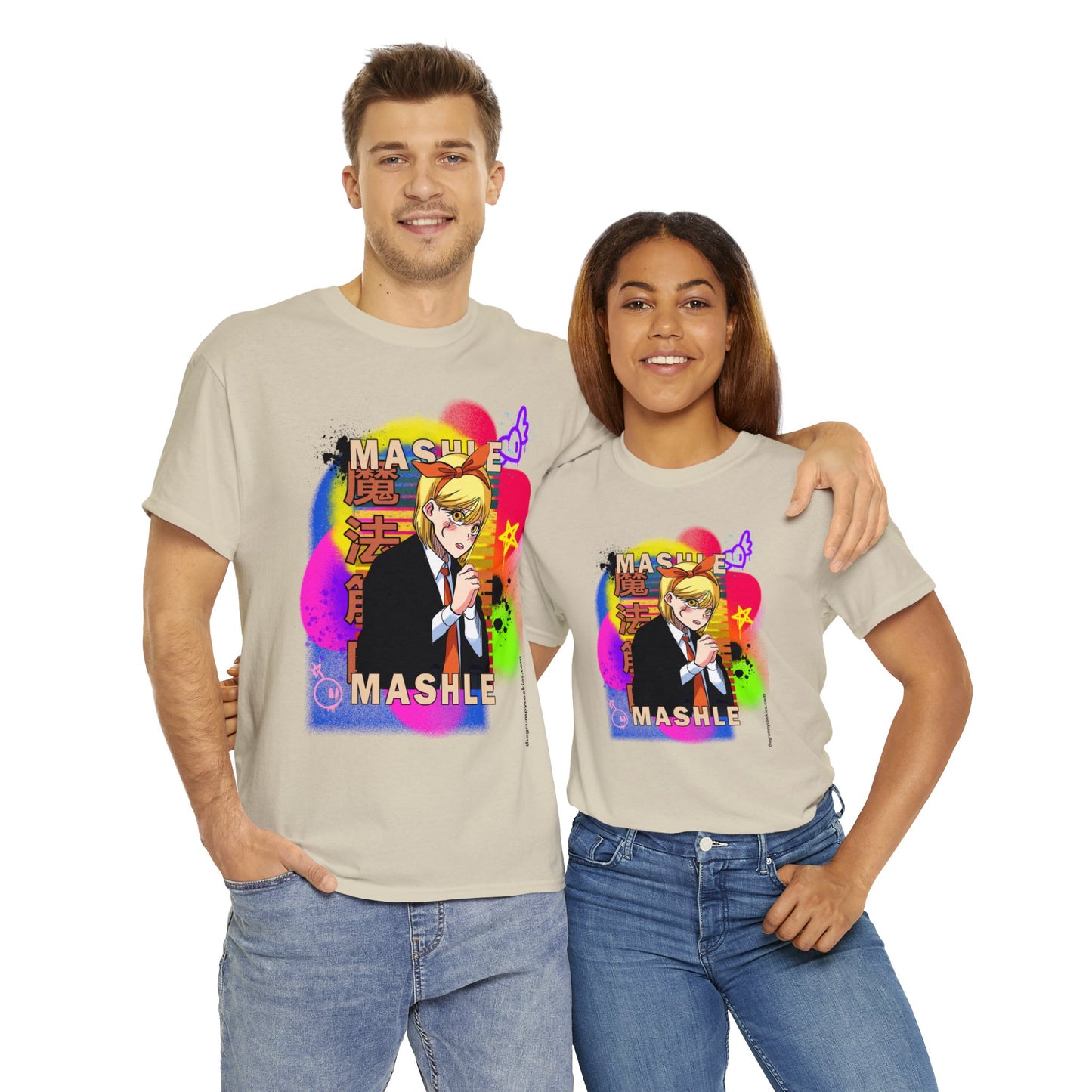 Mashle - Lemon Irvine Graffiti Unisex Heavy Cotton Tee