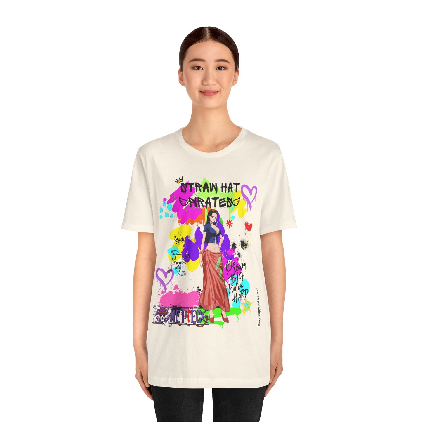 One Piece - Graffiti Robin Unisex Jersey Short Sleeve Tee