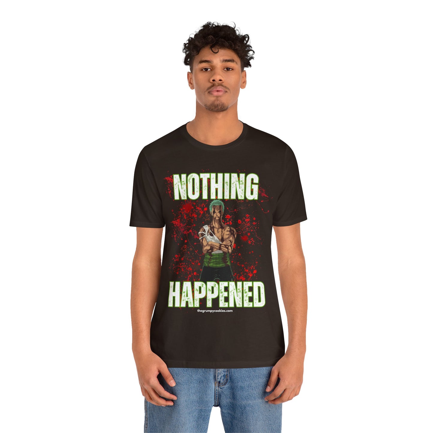 One Piece - Nothing Happened Unisex Jersey Short Sleeve Tee