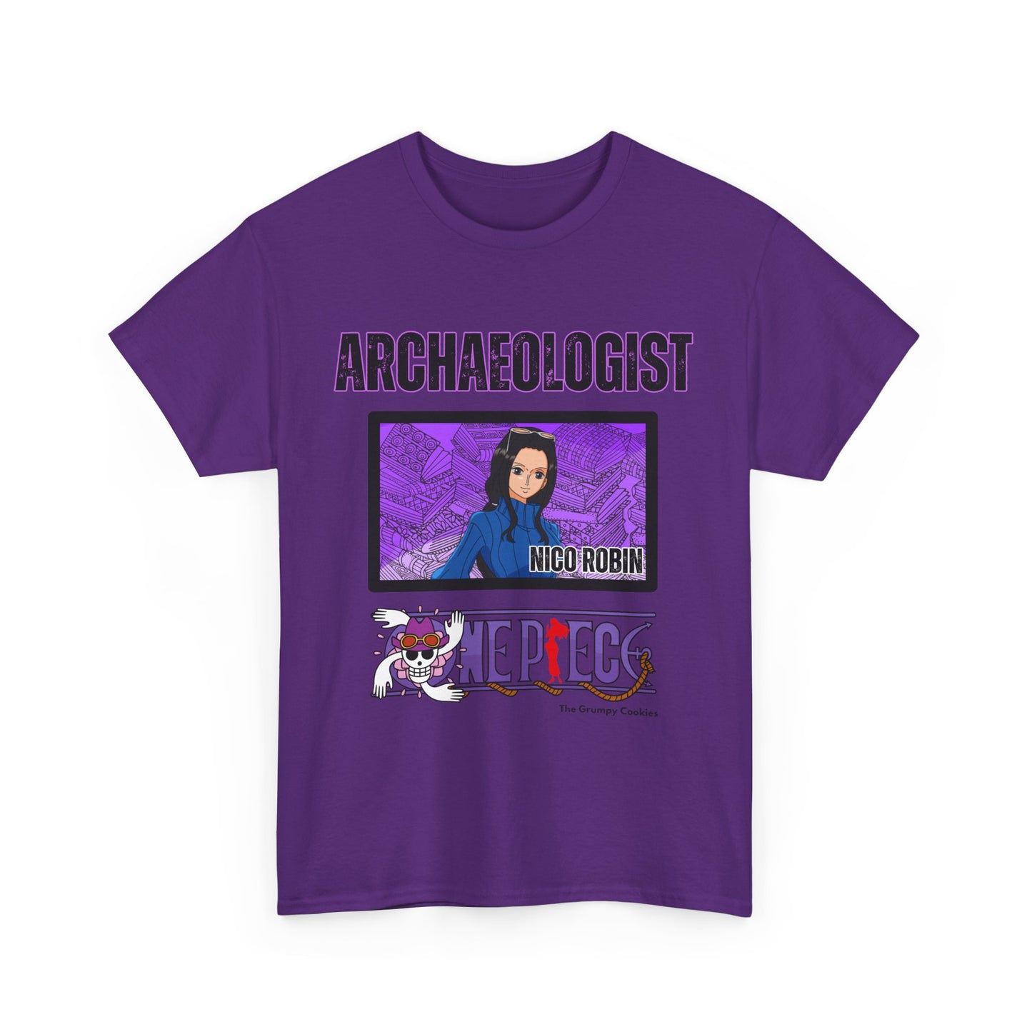 One Piece - Archaeologist Robin Unisex Heavy Cotton Tee