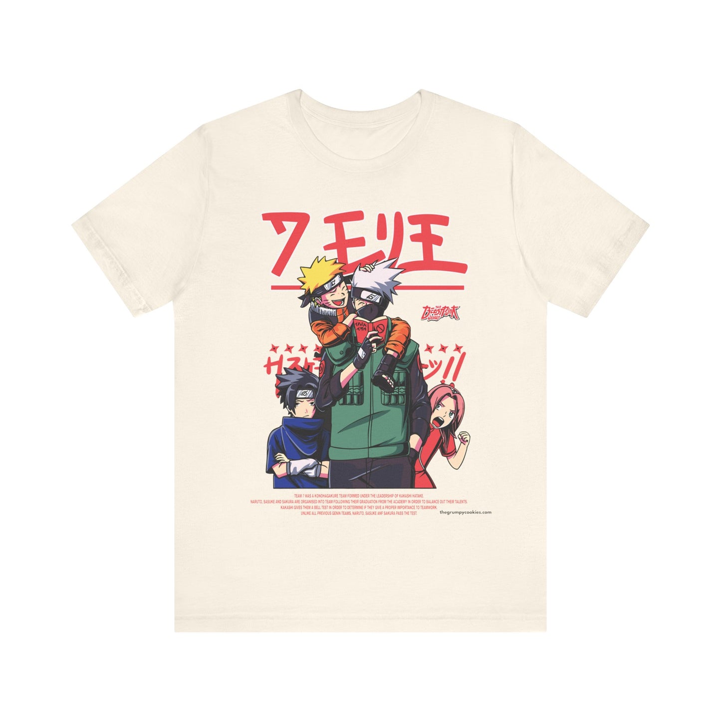 Naruto - Team Kakashi Jersey Short Sleeve Tee