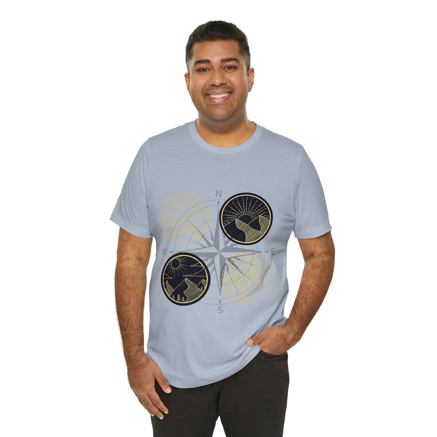 The Grumpy Cookies - Compass Short Sleeve Tee