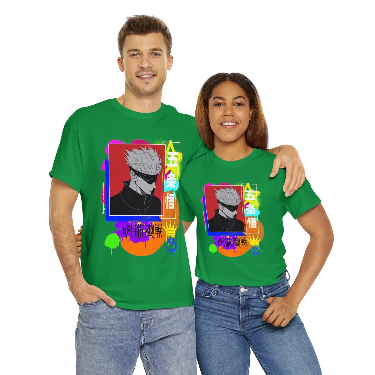 Jujutsu Kaisen - Emo Gojo Unisex Heavy Cotton Tee