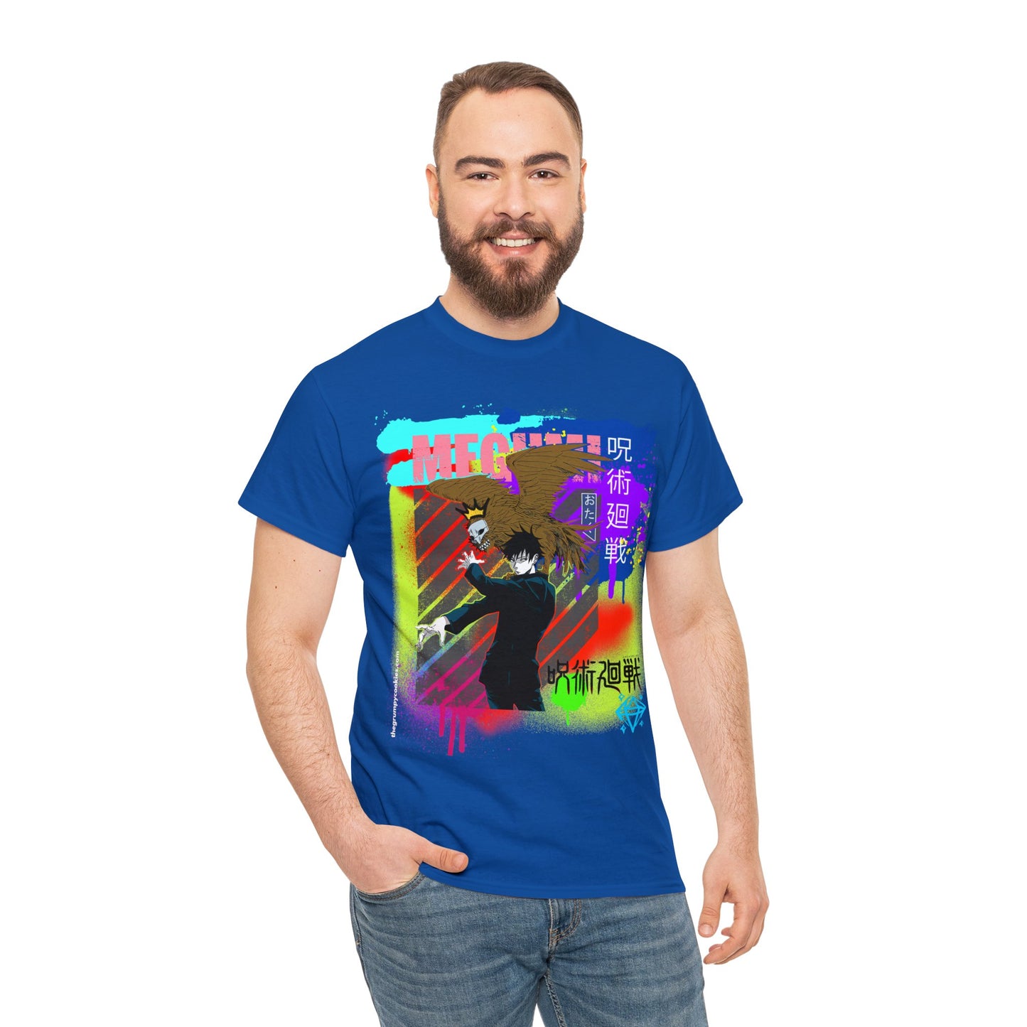 Jujutsu Kaisen - Megumi & Nue Unisex Heavy Cotton Tee
