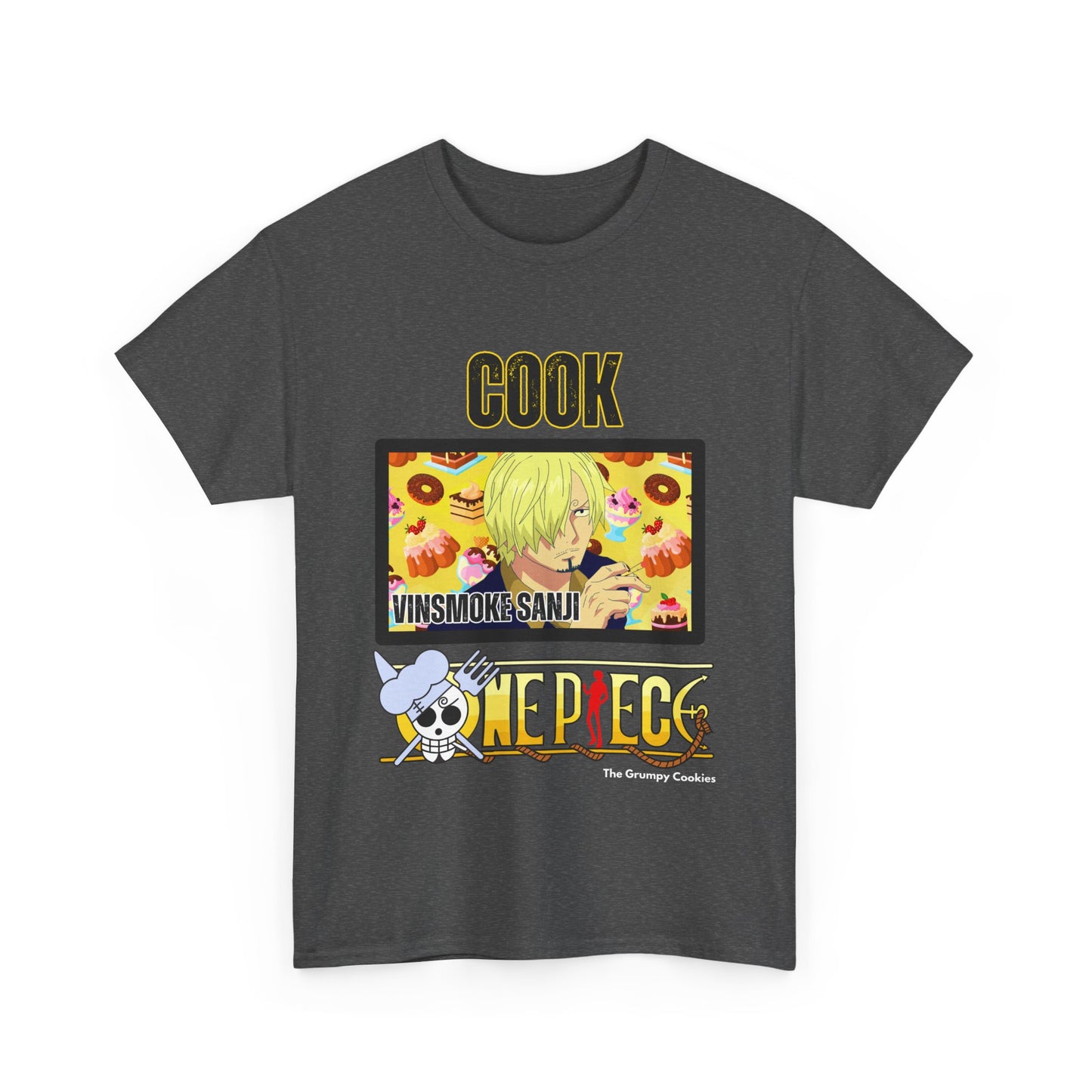 One Piece - Cook Sanji Unisex Heavy Cotton Tee