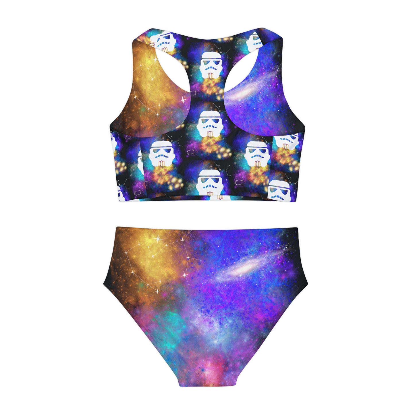Star Wars - Storm Trooper Girls Two Piece Black Swimsuit