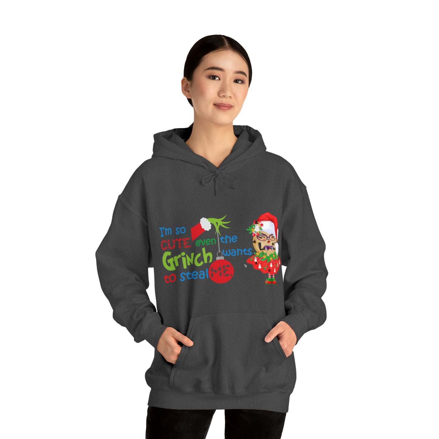 The Grumpy Cookies - Even the Grinch Loves TGC Unisex Heavy Blend™ Hooded Sweatshirt