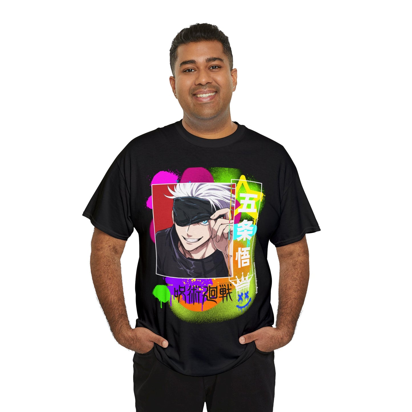Jujutsu Kaisen - Peekaboo Gojo Unisex Heavy Cotton Tee