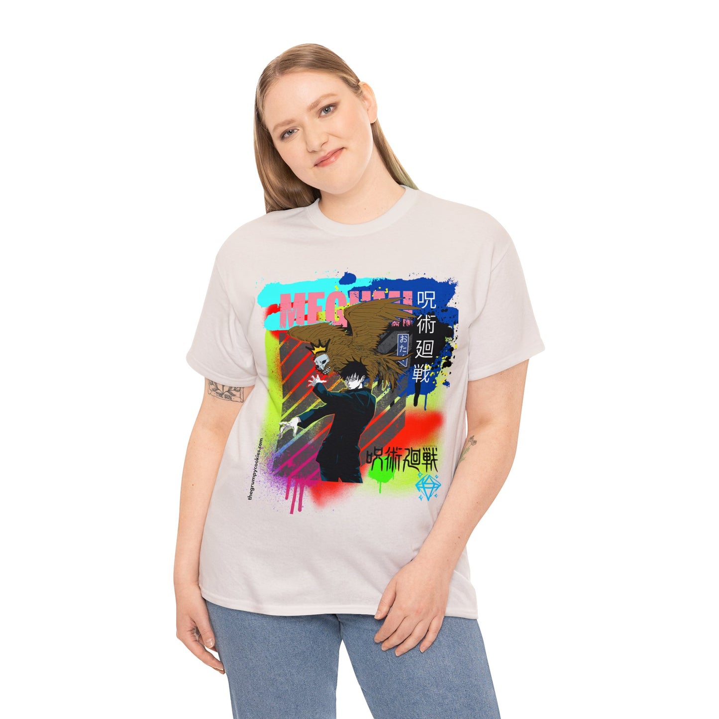 Jujutsu Kaisen - Megumi & Nue Unisex Heavy Cotton Tee