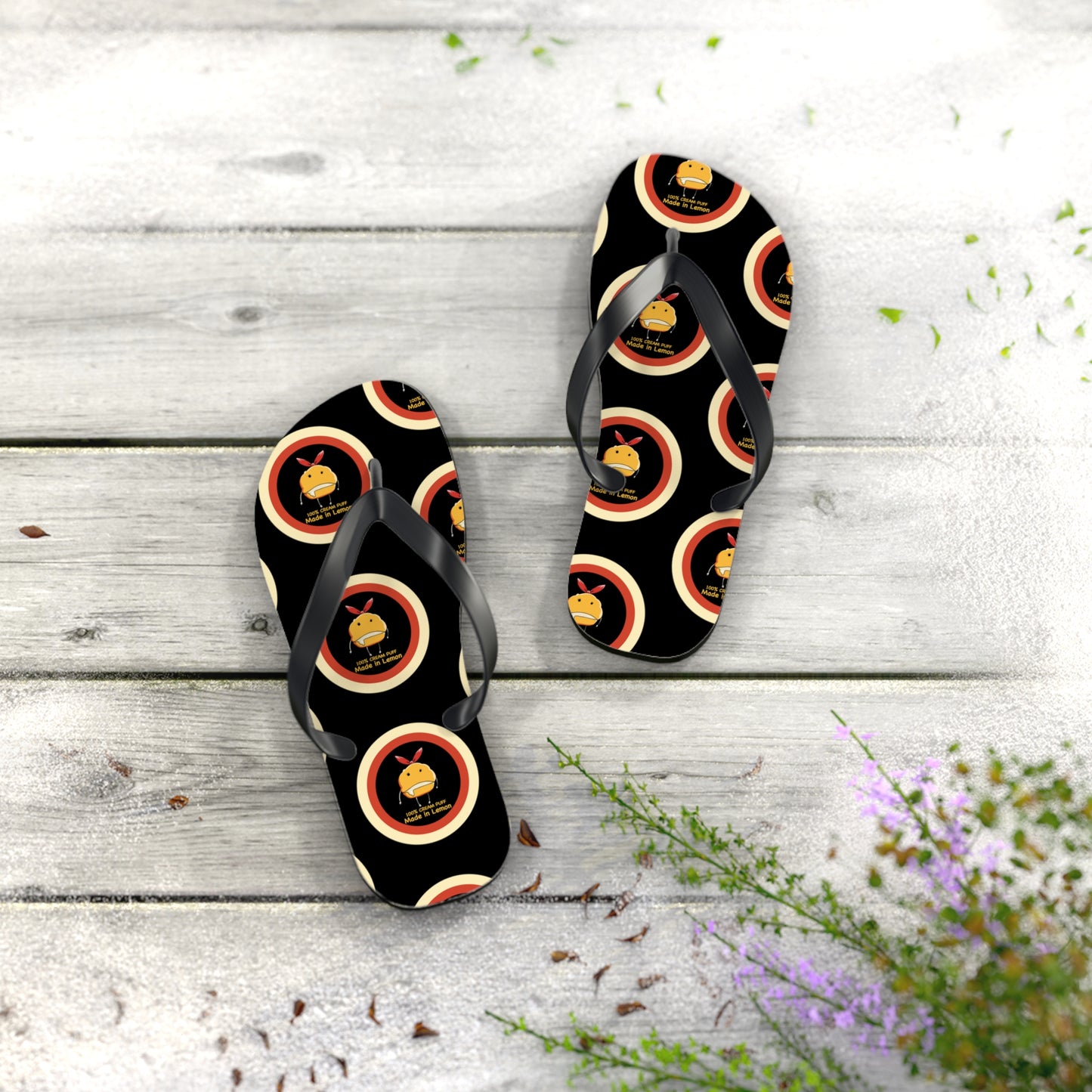 Mashle - Made in Lemon Unisex Flip Flops