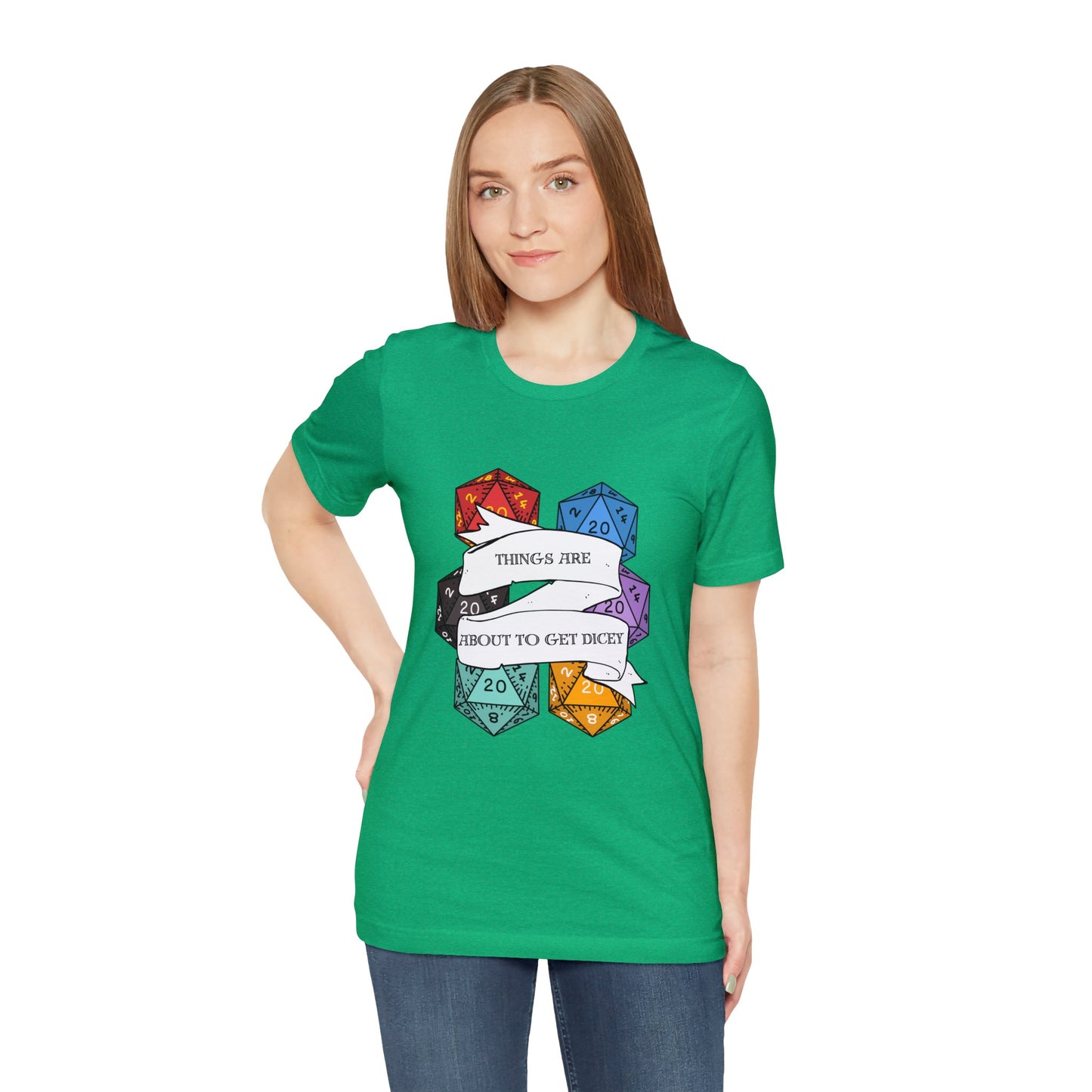 Dungeons & Dragons - Dicey Short Sleeve Tee