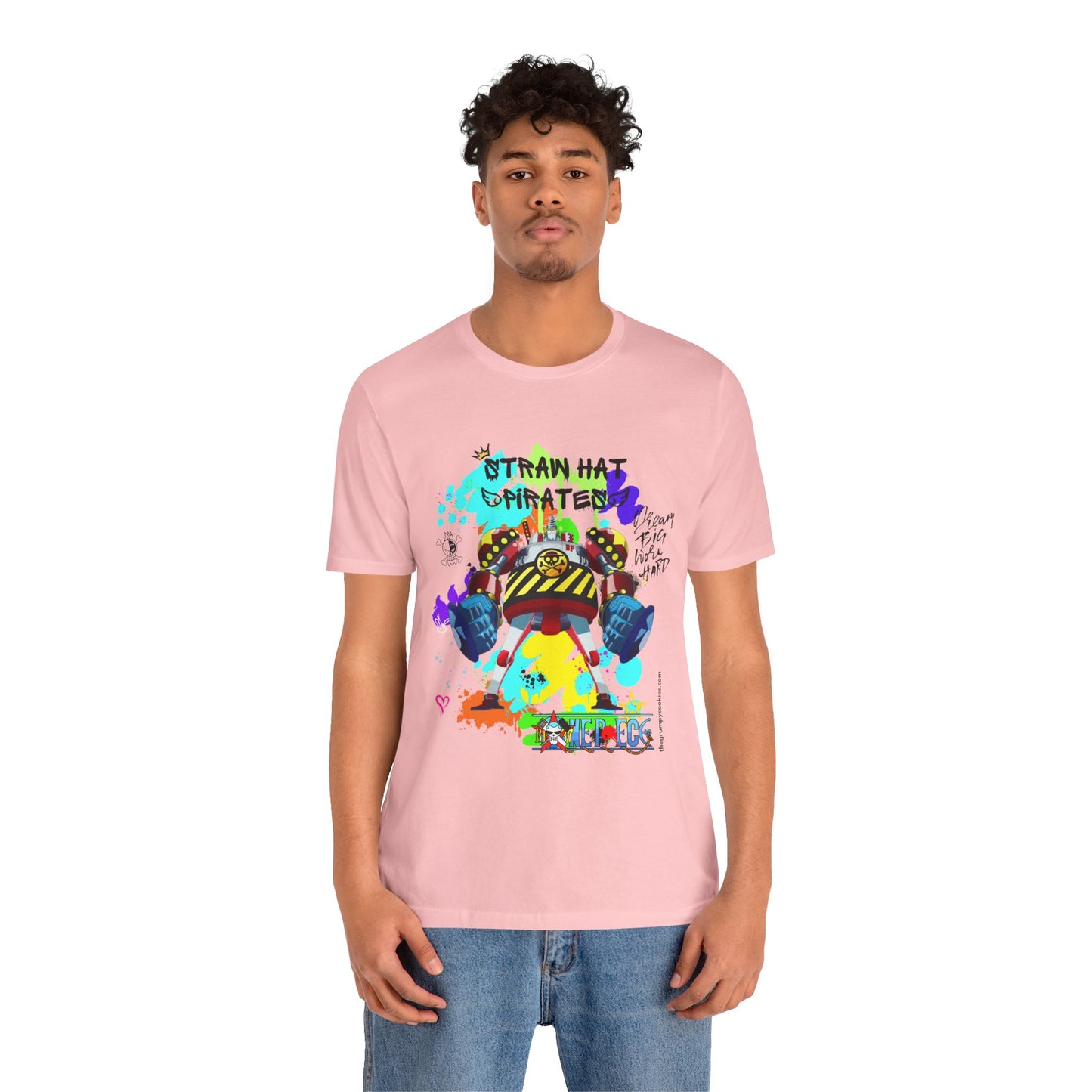 One Piece - Graffiti General Franky Unisex Jersey Short Sleeve Tee