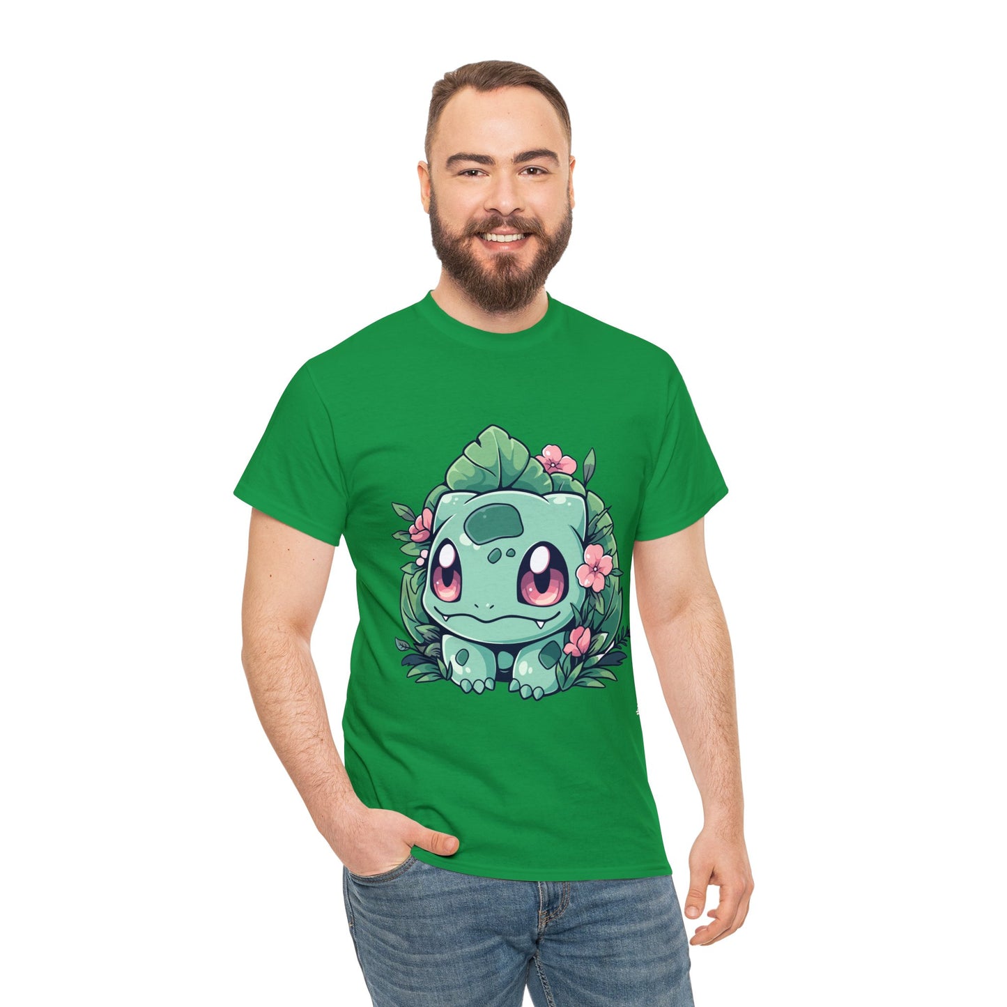 Pokemon - Flowering Bulba Unisex Heavy Cotton Tee