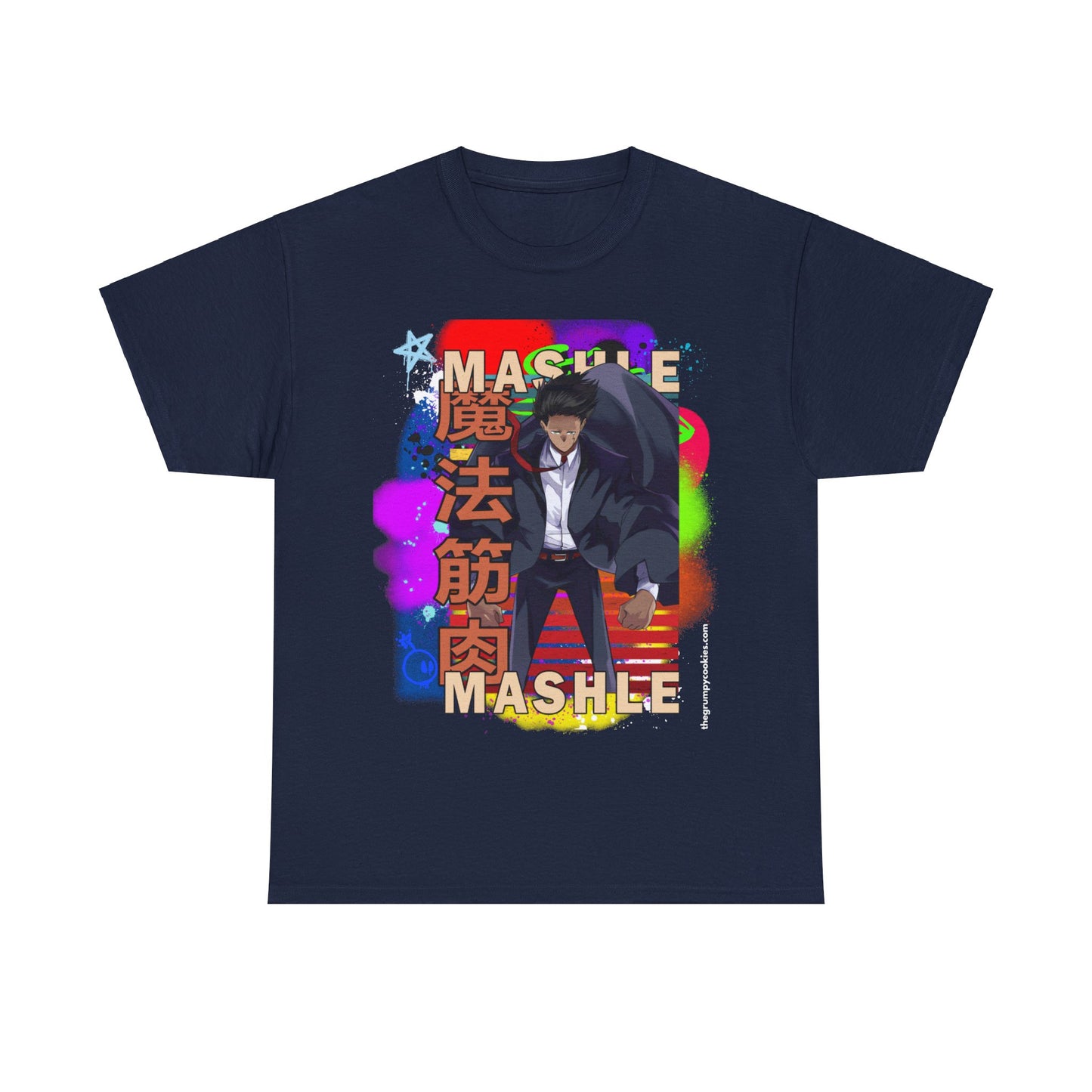 Mashle - Mash Burnedead Graffiti Unisex Heavy Cotton Tee