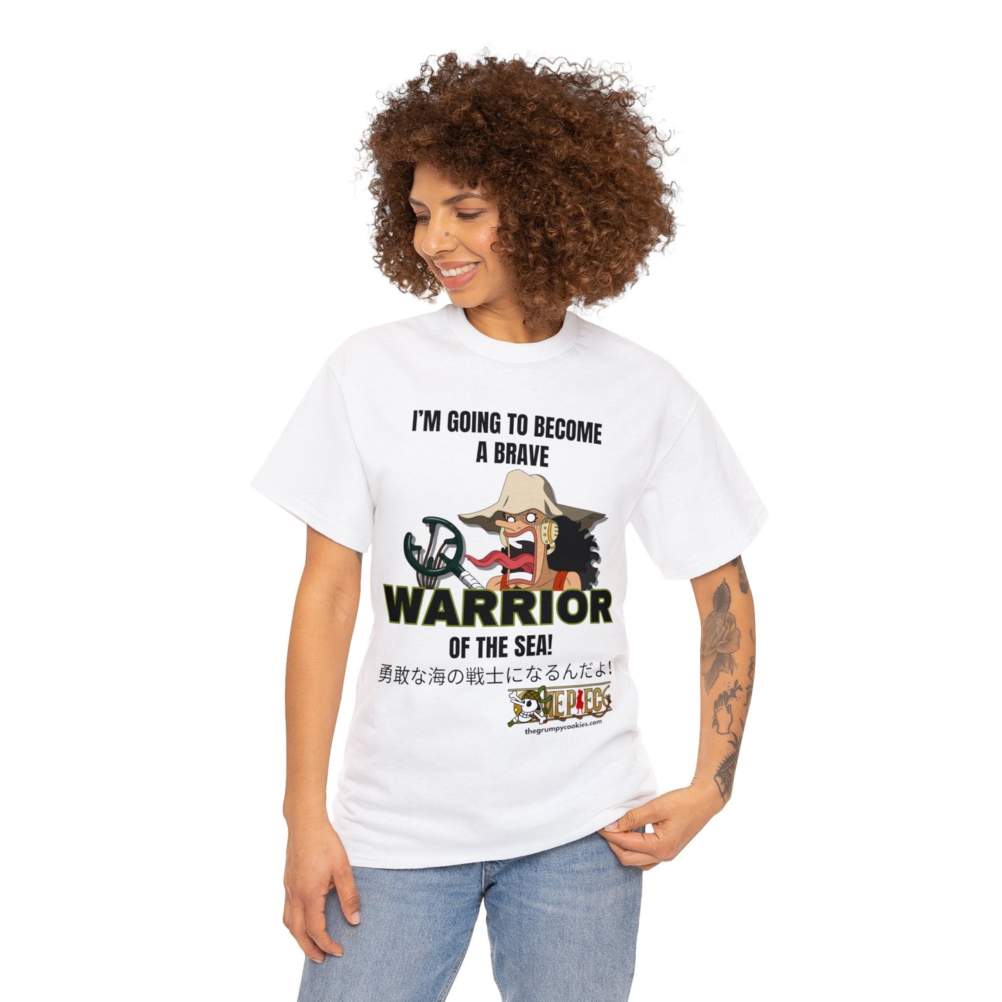One Piece - Brave-ish Warrior of the Sea Unisex Heavy Cotton Tee