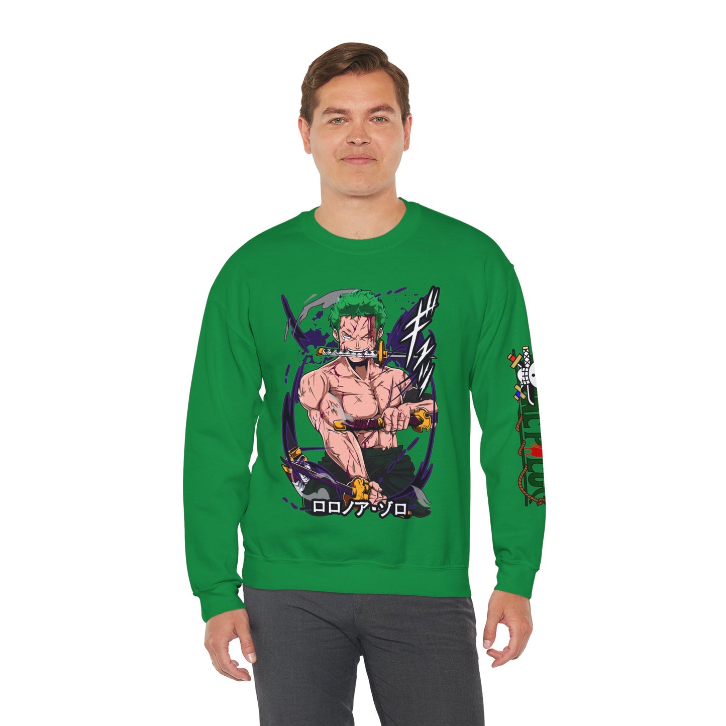 One Piece - Zoro Unisex Heavy Blend™ Crewneck Sweatshirt