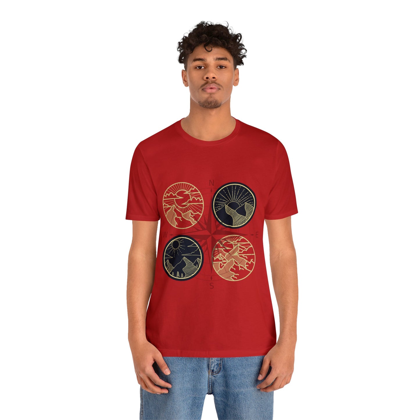 The Grumpy Cookies - Compass Short Sleeve Tee