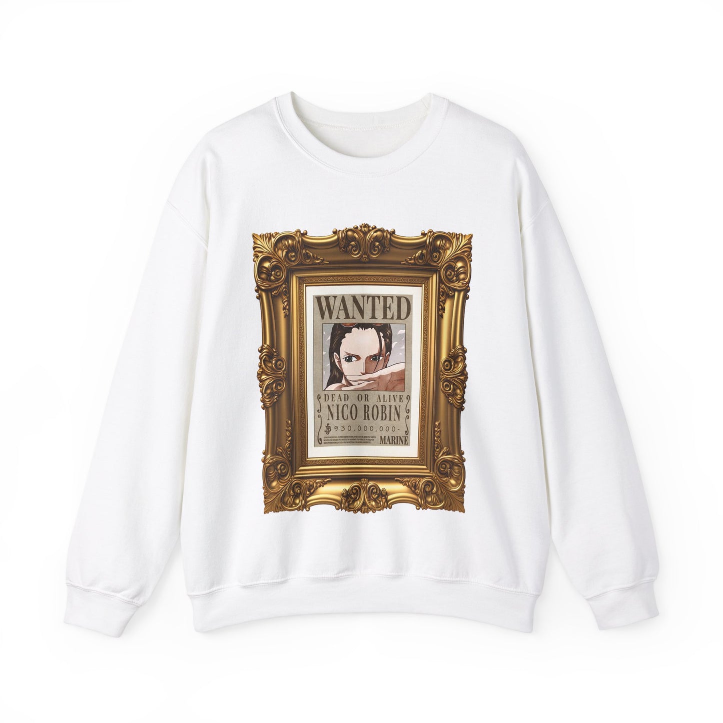 One Piece - Fine Art Robin Unisex Heavy Blend™ Crewneck Sweatshirt