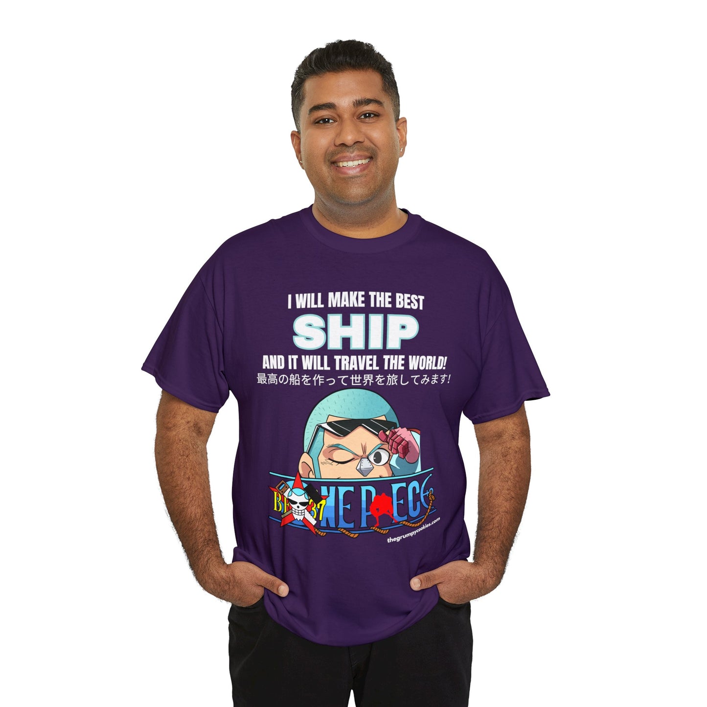 One Piece - World's Greatest Shipwright Unisex Heavy Cotton Tee