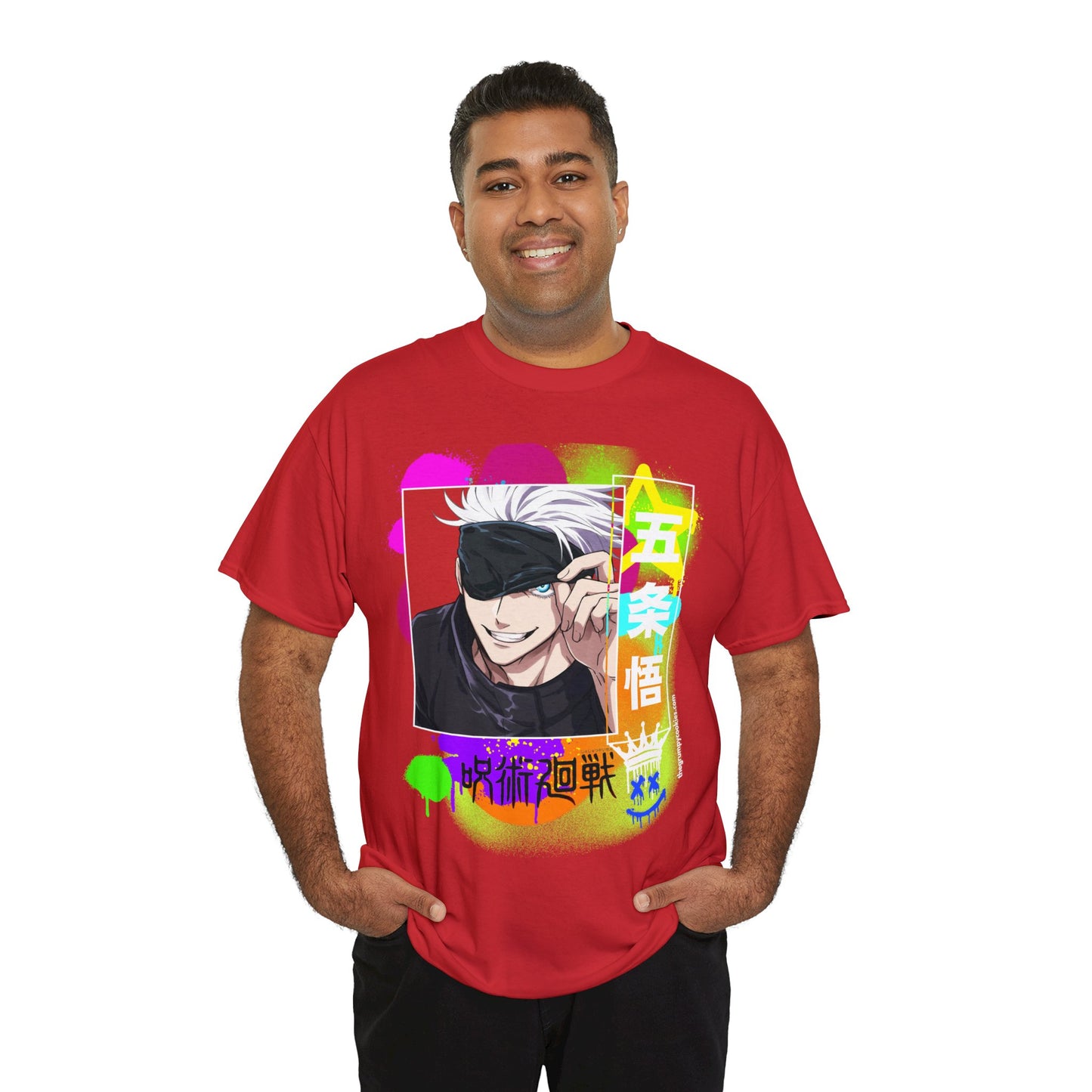 Jujutsu Kaisen - Peekaboo Gojo Unisex Heavy Cotton Tee