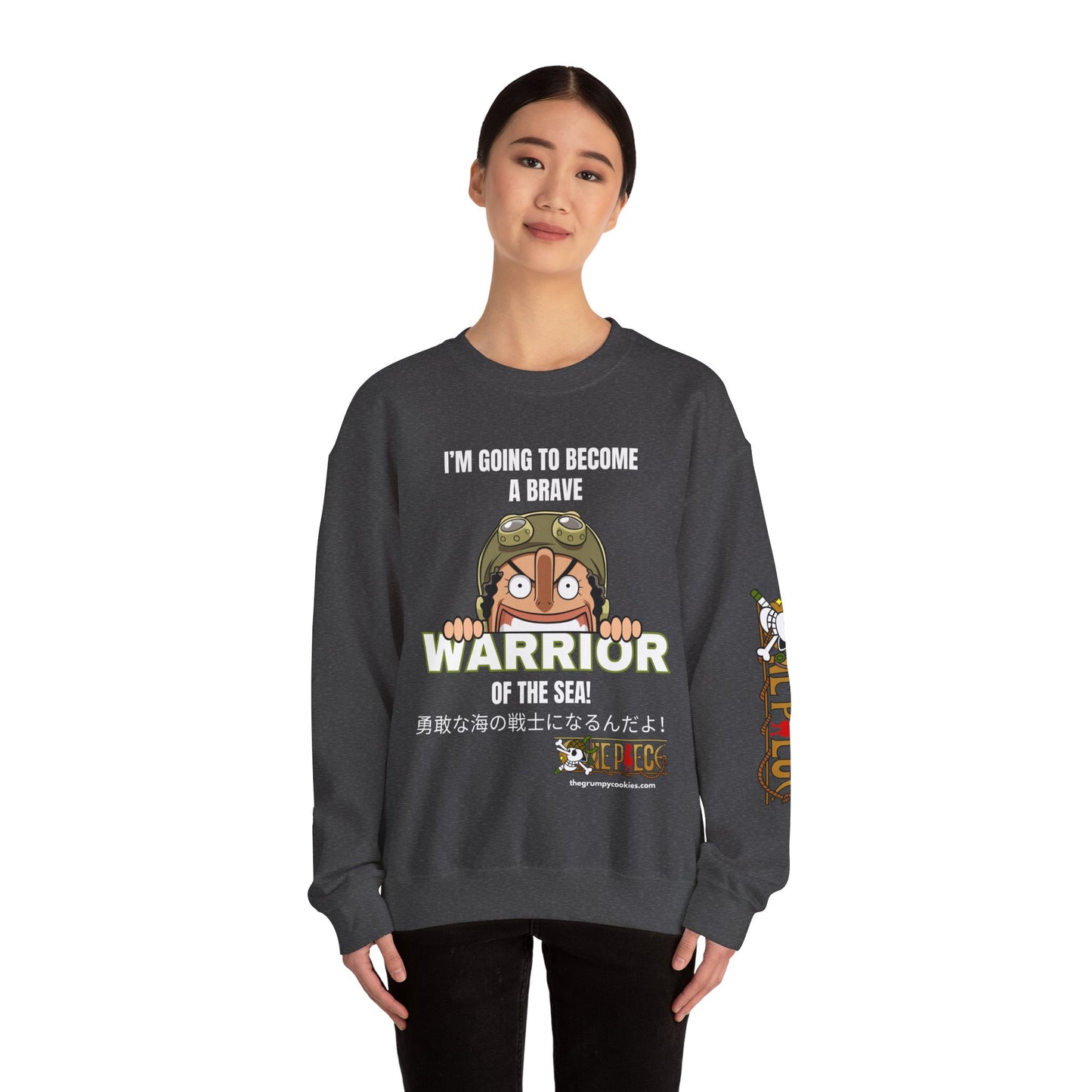 One Piece - Brave Warrior of the Sea Unisex Heavy Blend™ Crewneck Sweatshirt