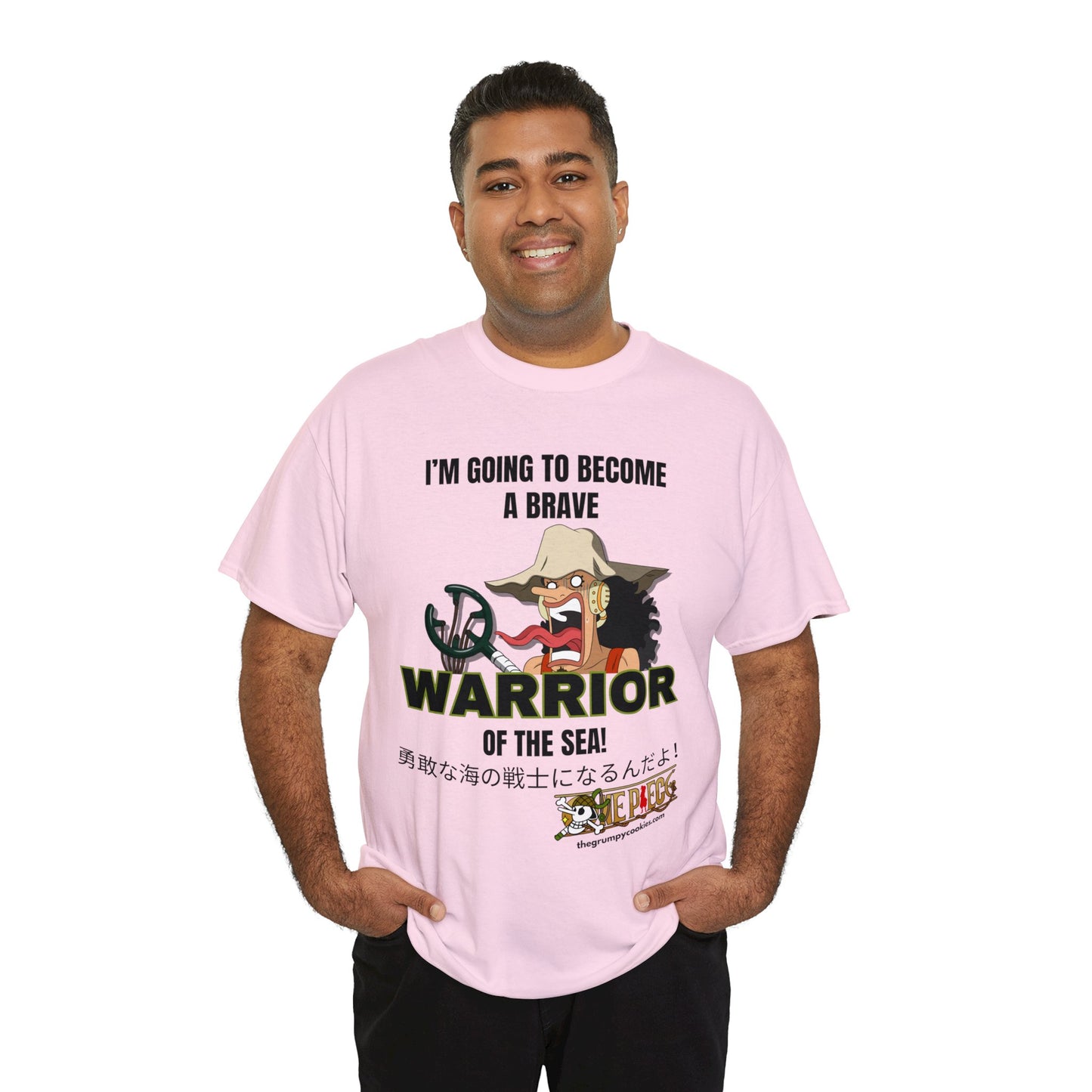 One Piece - Brave-ish Warrior of the Sea Unisex Heavy Cotton Tee