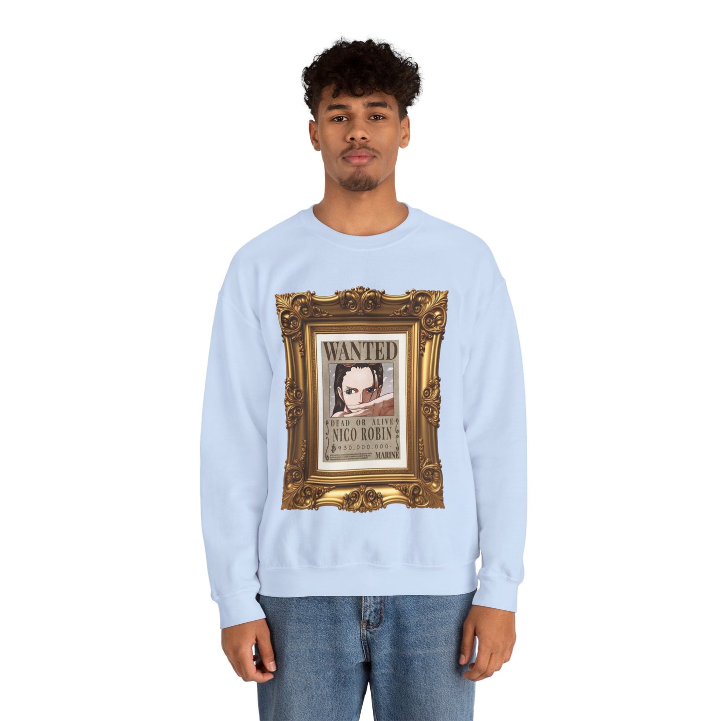 One Piece - Fine Art Robin Unisex Heavy Blend™ Crewneck Sweatshirt