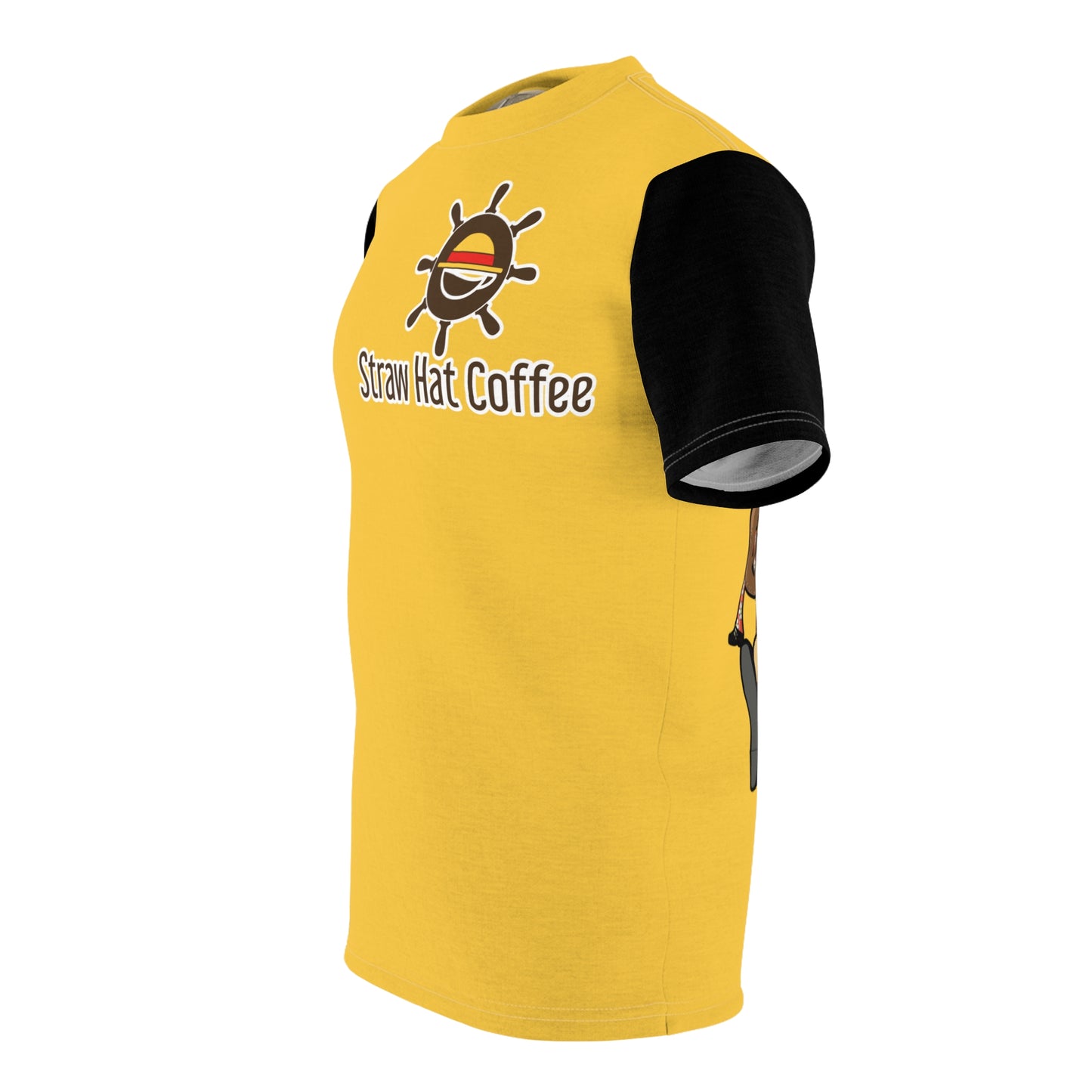 Straw Hat Coffee - Yellow Team Tee Unisex Cut & Sew Tee