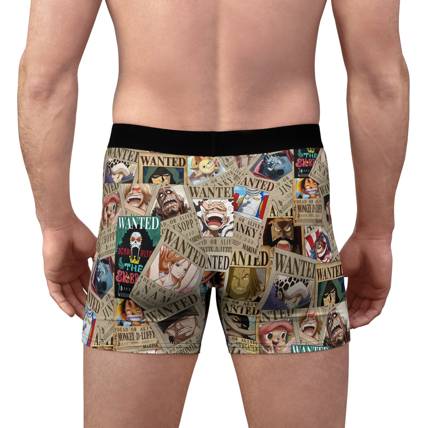 One Piece - Wanted Dead or Alive Men's Boxer Briefs