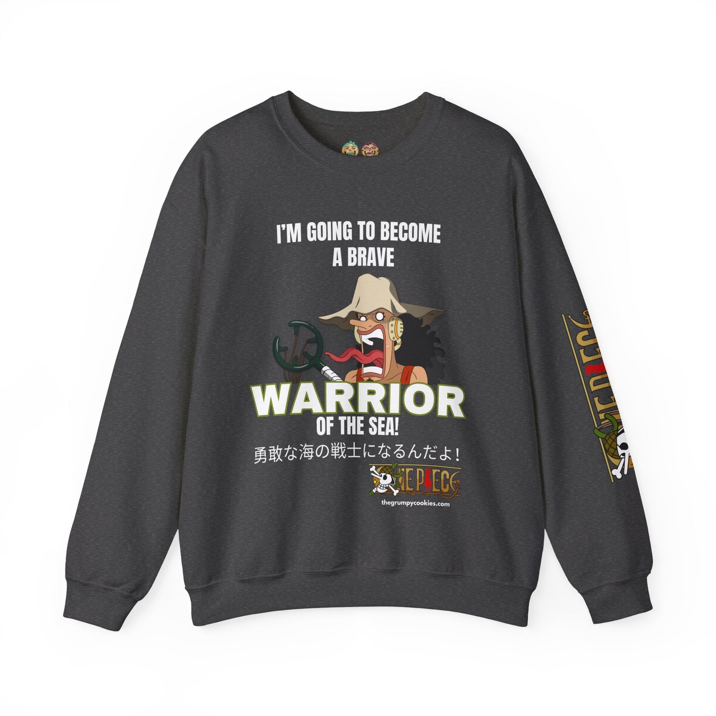 One Piece - Brave-ish Warrior of the Sea Unisex Heavy Blend™ Crewneck Sweatshirt