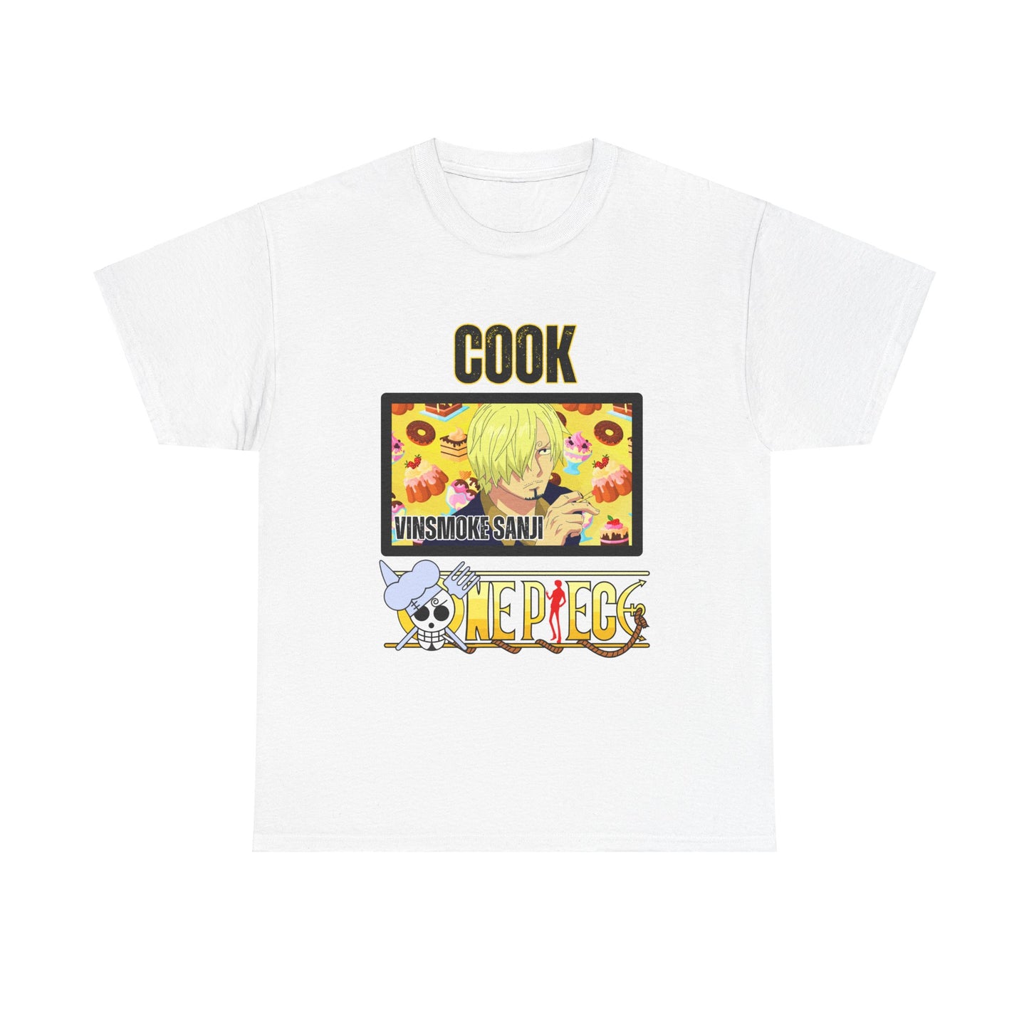 One Piece - Cook Sanji Unisex Heavy Cotton Tee