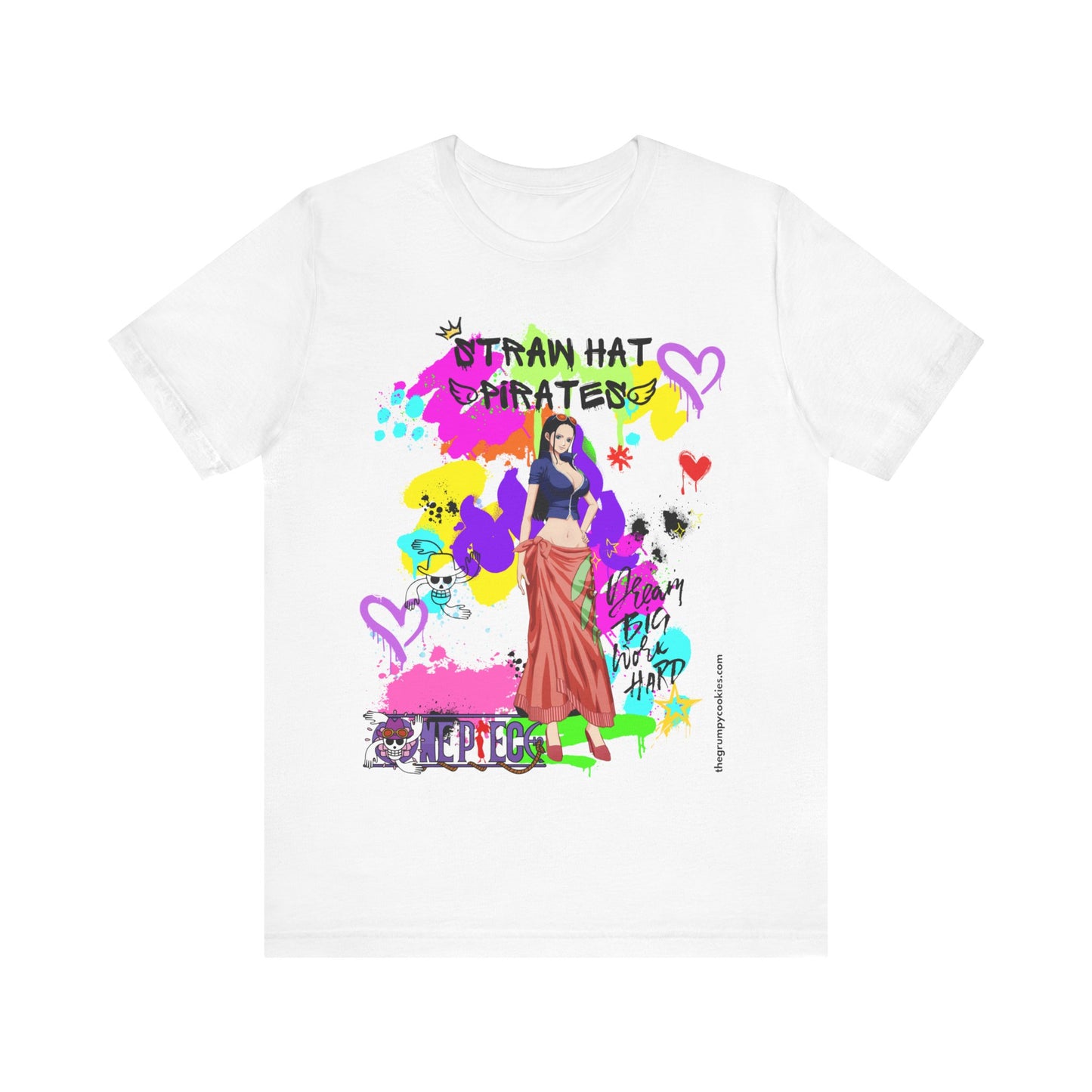 One Piece - Graffiti Robin Unisex Jersey Short Sleeve Tee