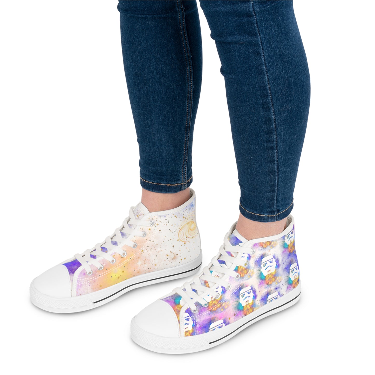 Star Wars - Storm Trooper Women's White High Top Sneakers