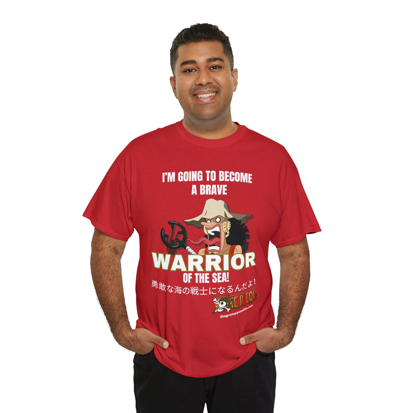 One Piece - Brave-ish Warrior of the Sea Unisex Heavy Cotton Tee